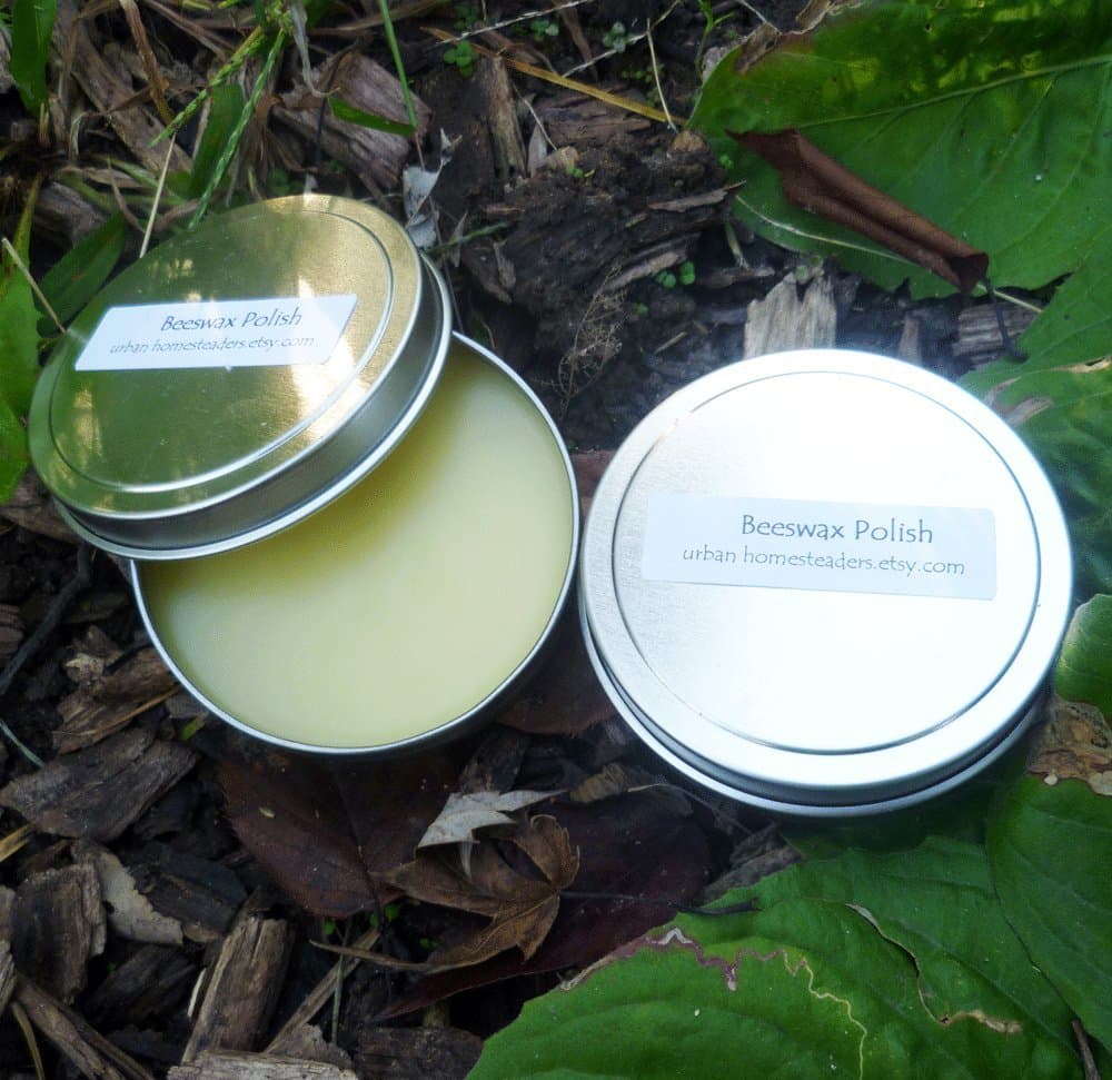 Large Tin of Natural Beeswax Polish (4 Oz)