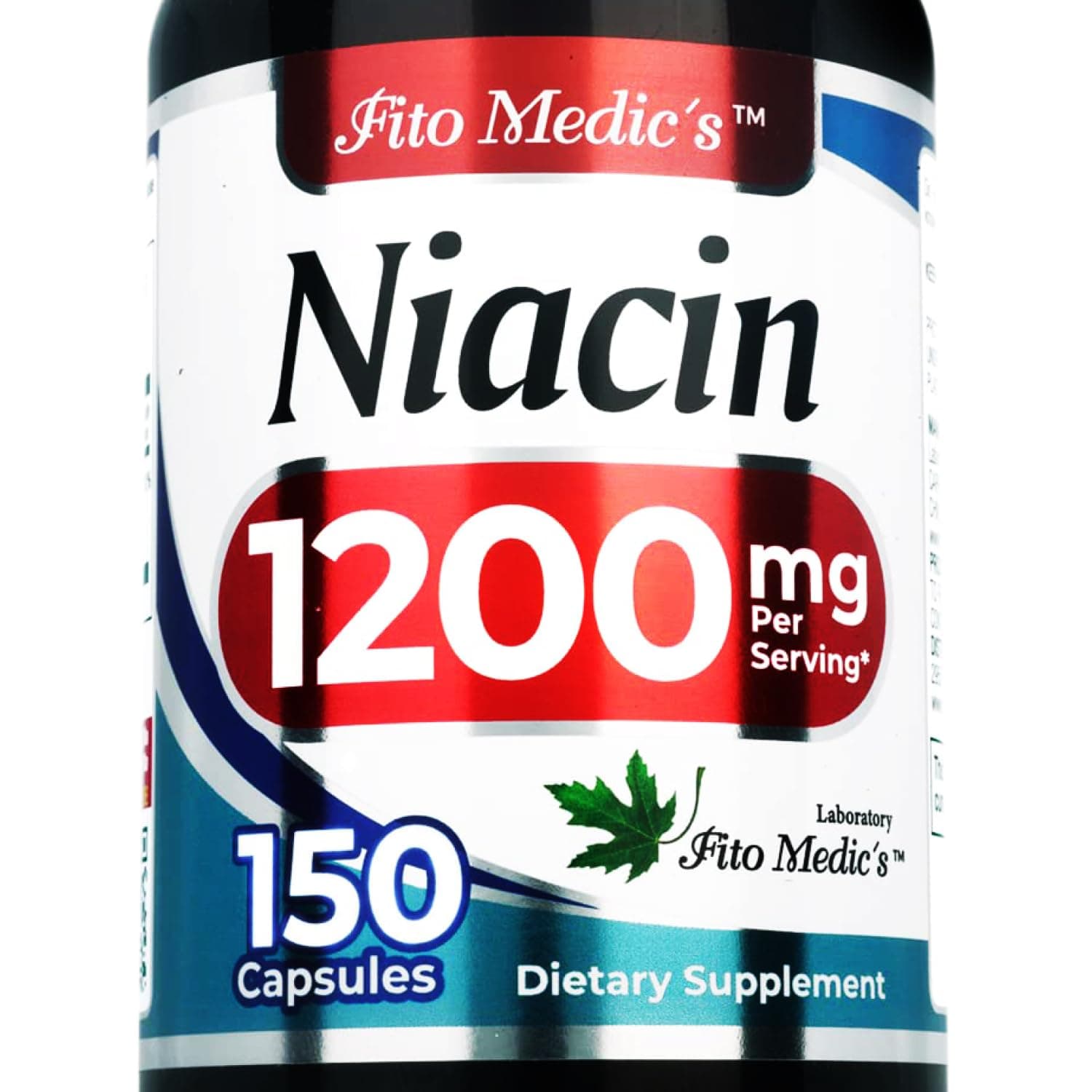 Lab - Niacin - Vitamin b3-1200 mg per Serving, 150 Capsules of - Vitamin b3 niacin - Ultra high Absorption.