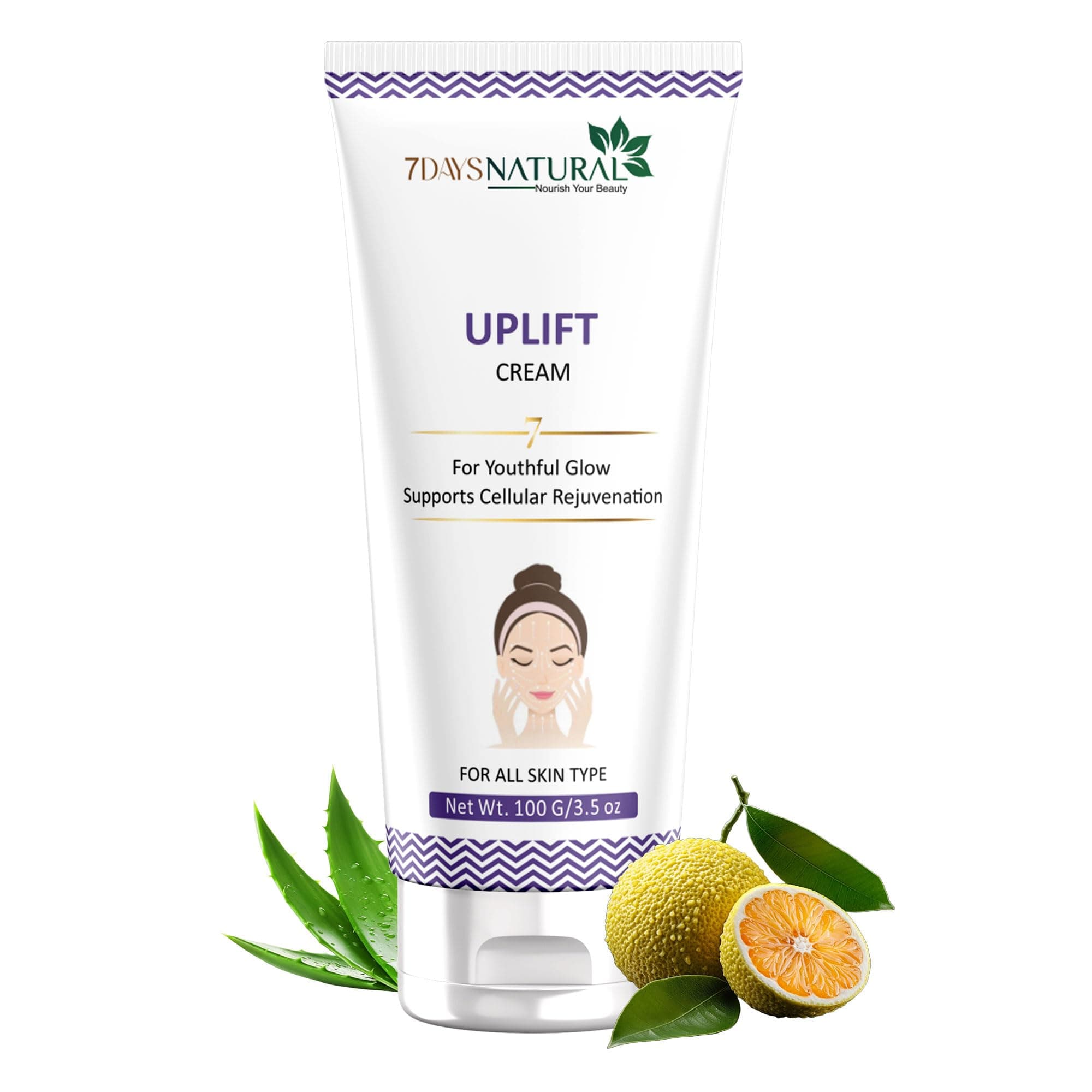 7DAYSNATURAL Face Firming & Hydrating Cream for Men & Women | Helps Improve Skin Texture & Reduce Signs of Aging | Suitable for All Skin Types (100g)