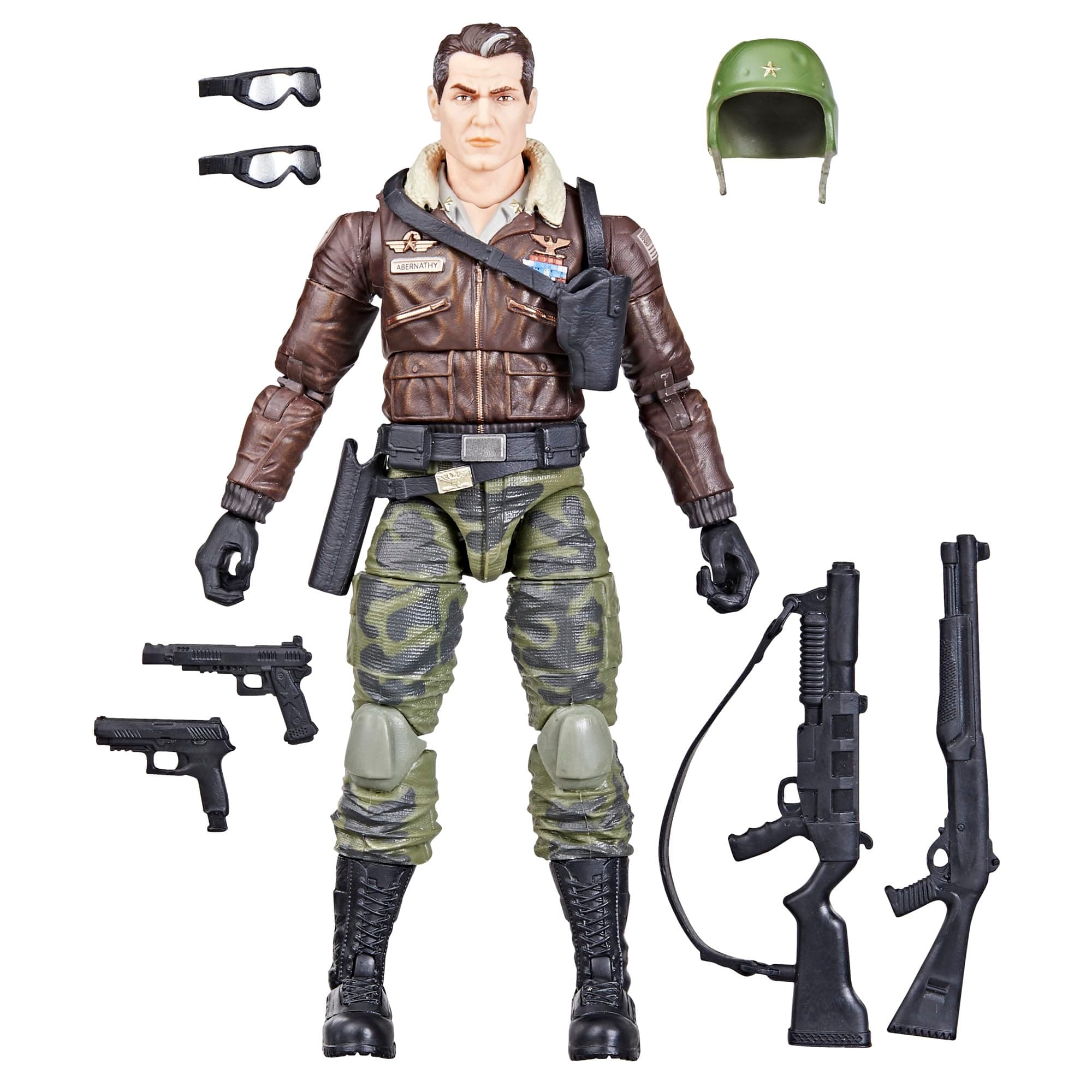 G.I. Joe Classified Series General Clayton Hawk Avanasy Collectible Action Figure, 103 and 6-Inch Action Figures for Boys and Girls, 7 Accessory Pieces