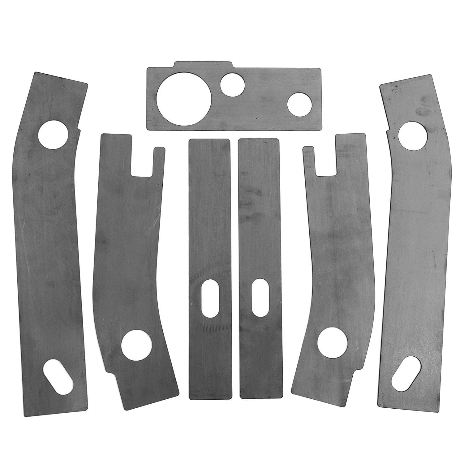 syhyen 7 pc Frame Repair Rusted Shackle Weld Plate fit for Jeep Wrangler YJ Rear 1986-1995