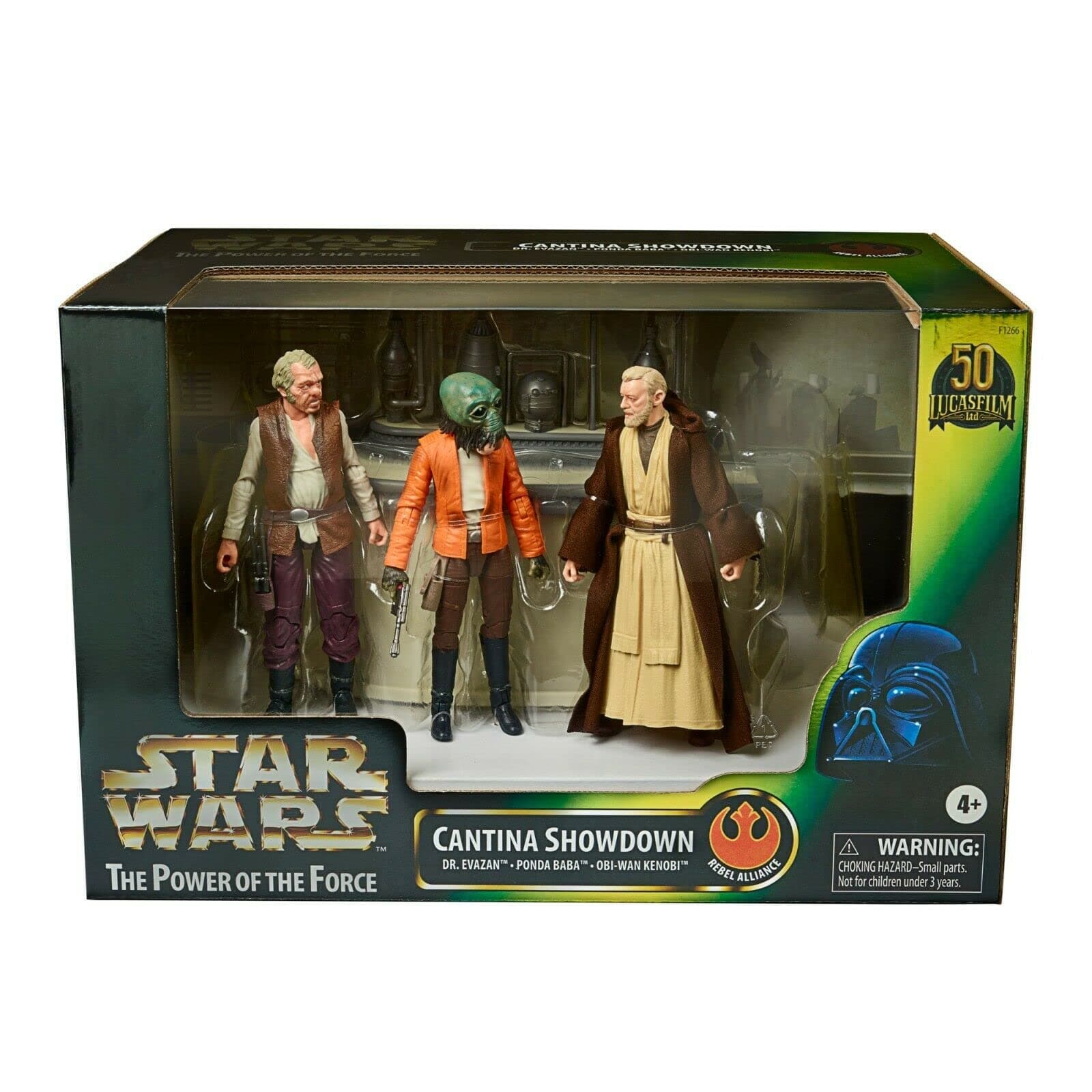 Star Wars Exclusive The Black Series The Power of The Force Obi-Wan Kenobi Cantina Showdown Figure Set