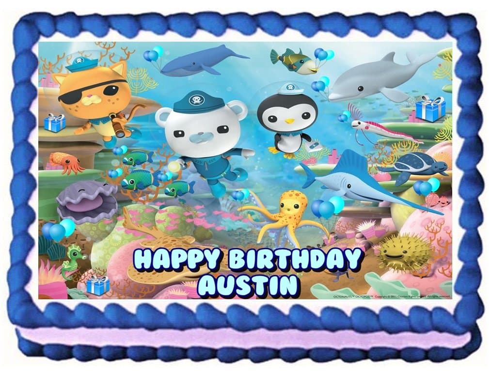 Sweet Candy Kisses-Octonauts Edible Image Frosting Sheet/cake Topper