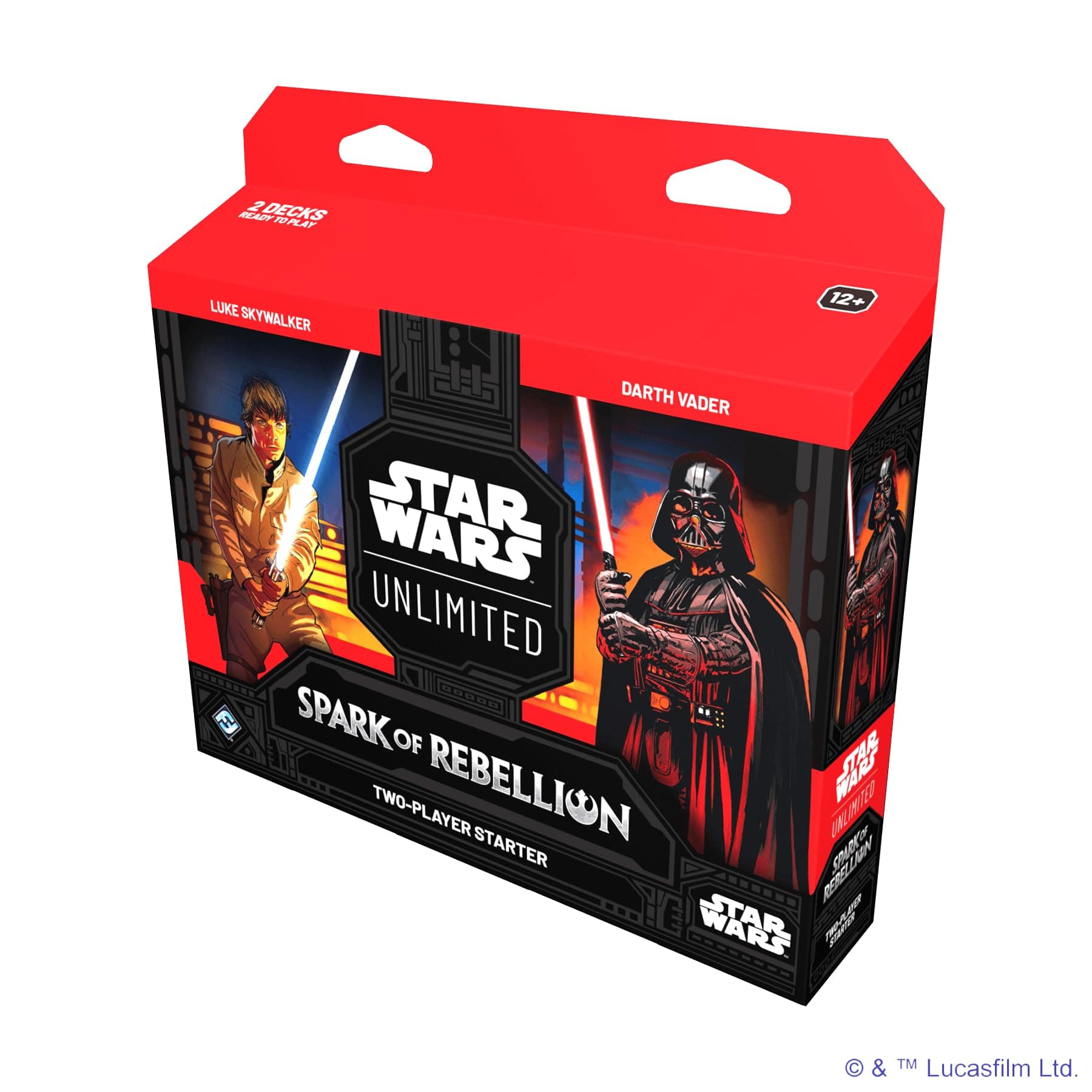 Fantasy Flight Games Asmodee Star Wars: Unlimited TCG Spark of Rebellion, STARTER SET 2 PLAYERS, Collectible Card for Children and Adults, 12+ Years, 2+ Players, 20+ Min., English Edition