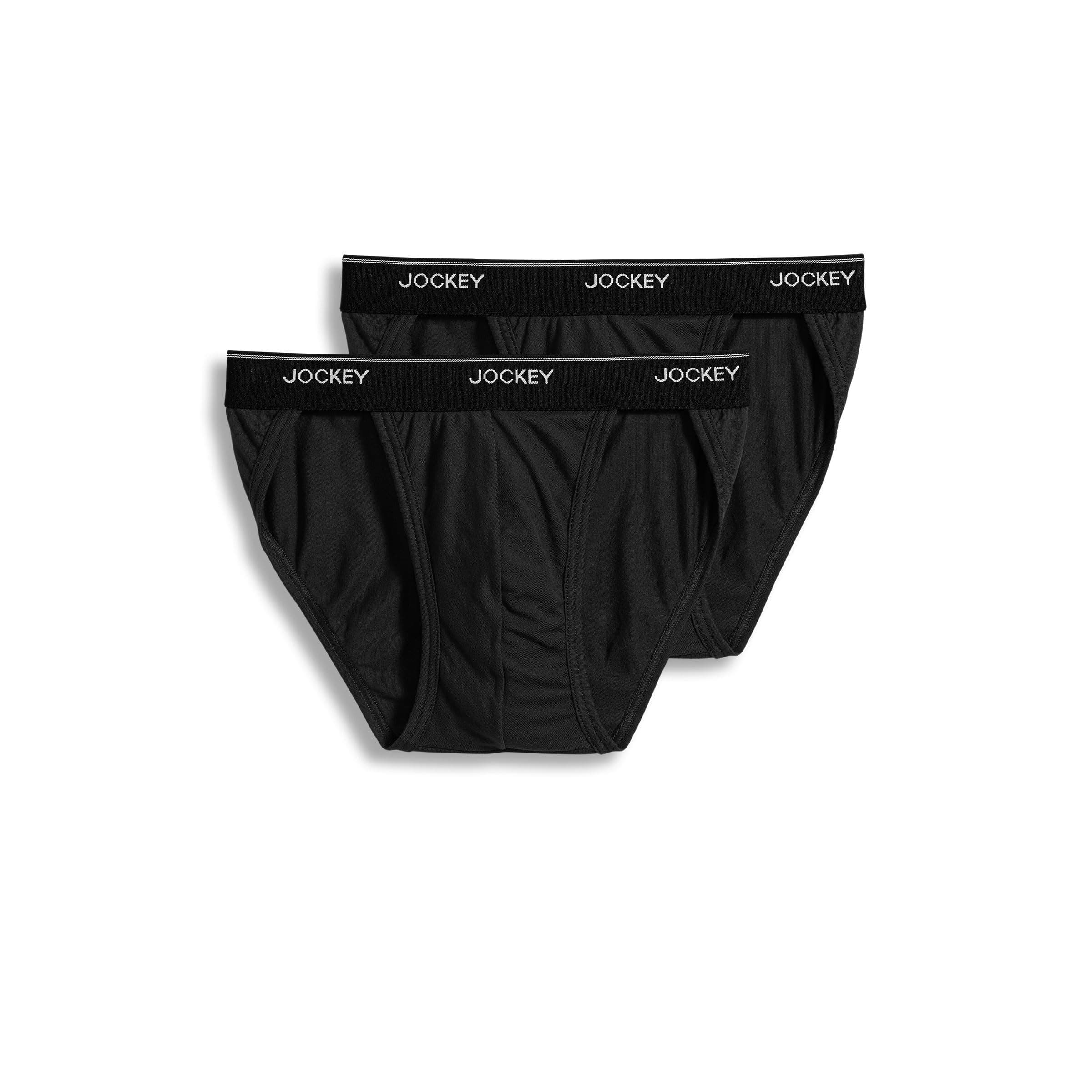 Jockey Men's 2 Pack Low Rise Cotton Bikini Underwear