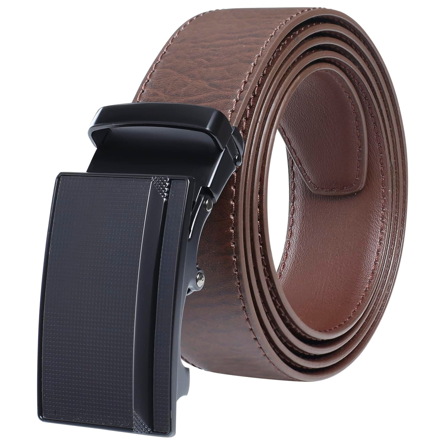 Men's Auto Lock PU Leather Belt