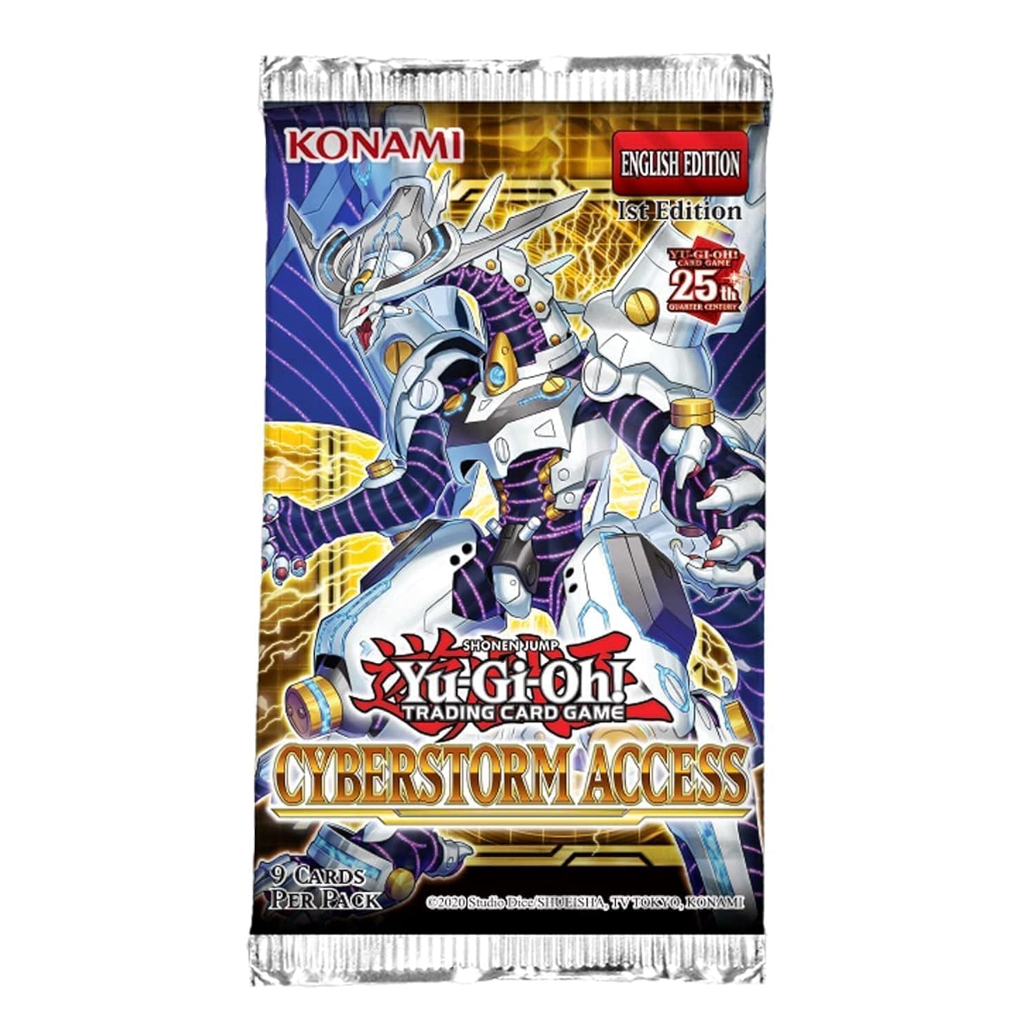 Yu Gi Oh Cyberstorm Access - Booster Pack 5 Card Pack - Konami 1st Edition English Edition