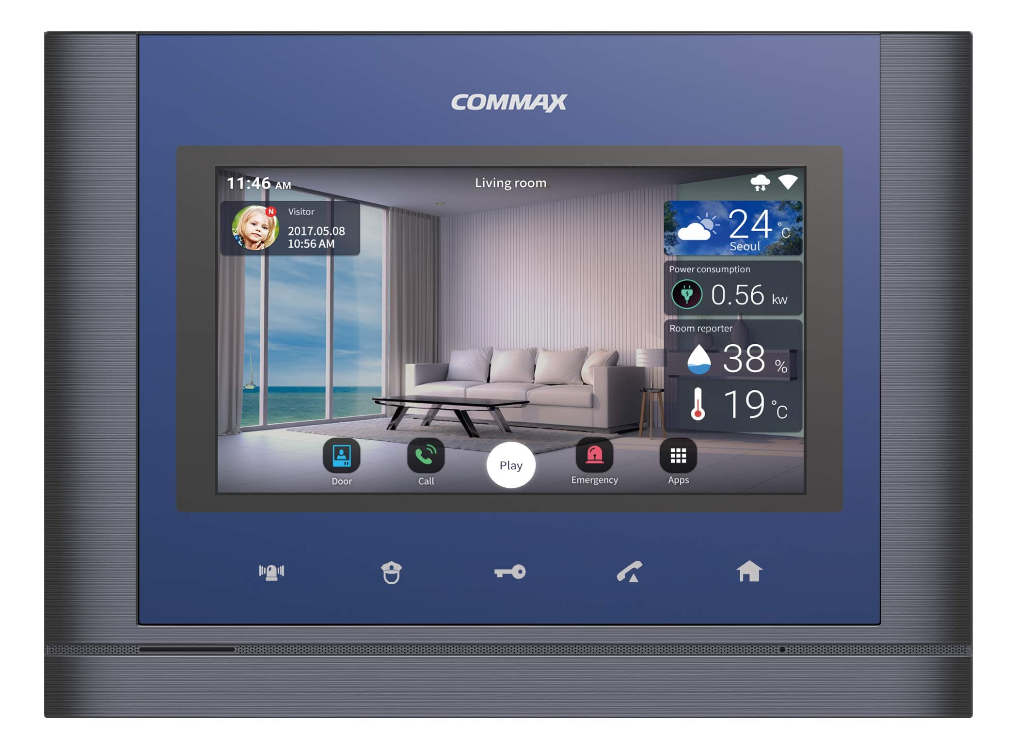 COMMAX-HOME IoT SOLUTION MONITOR-CIP-700M/CIP-700MS