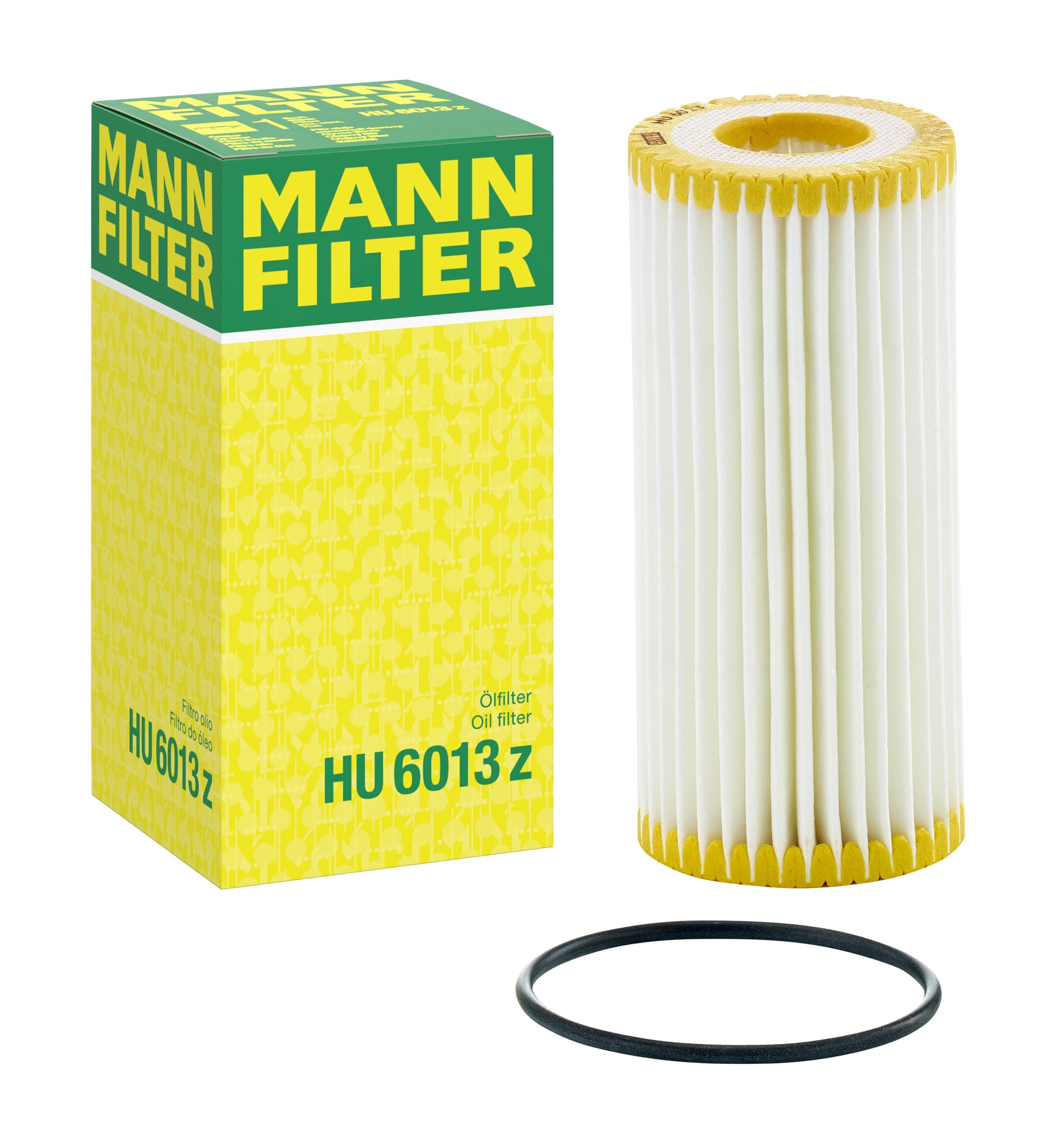 MANN-FILTER Original Oil Filter HU 6013 Z – Oil Filter Set with Gasket/Gasket Set – For Passenger Cars