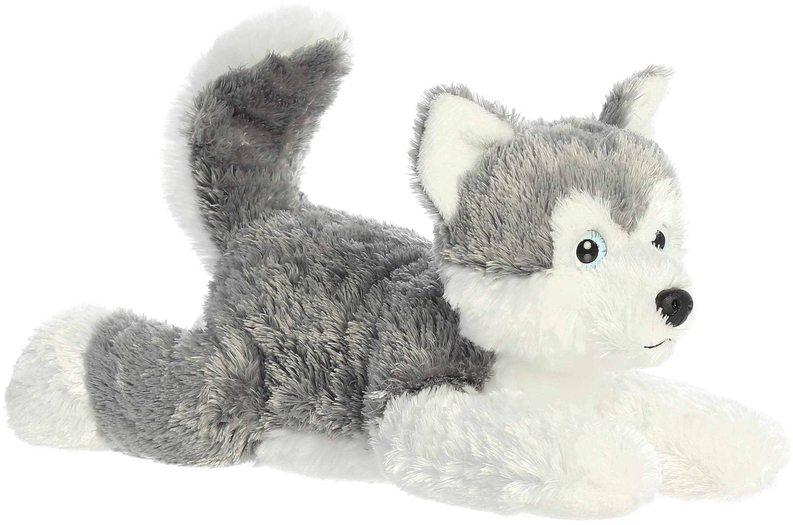 Aurora World Flopsie Plush Siberian Husky Dog Shadow, 12''