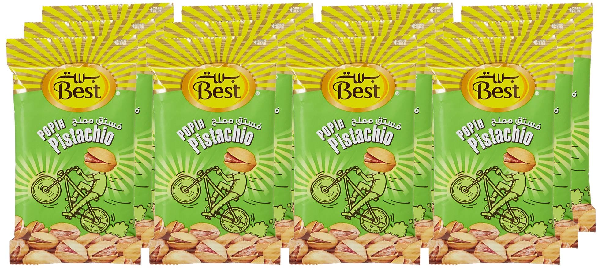 BEST POPIN PISTACHIOS 13GM BOX 12PCS
