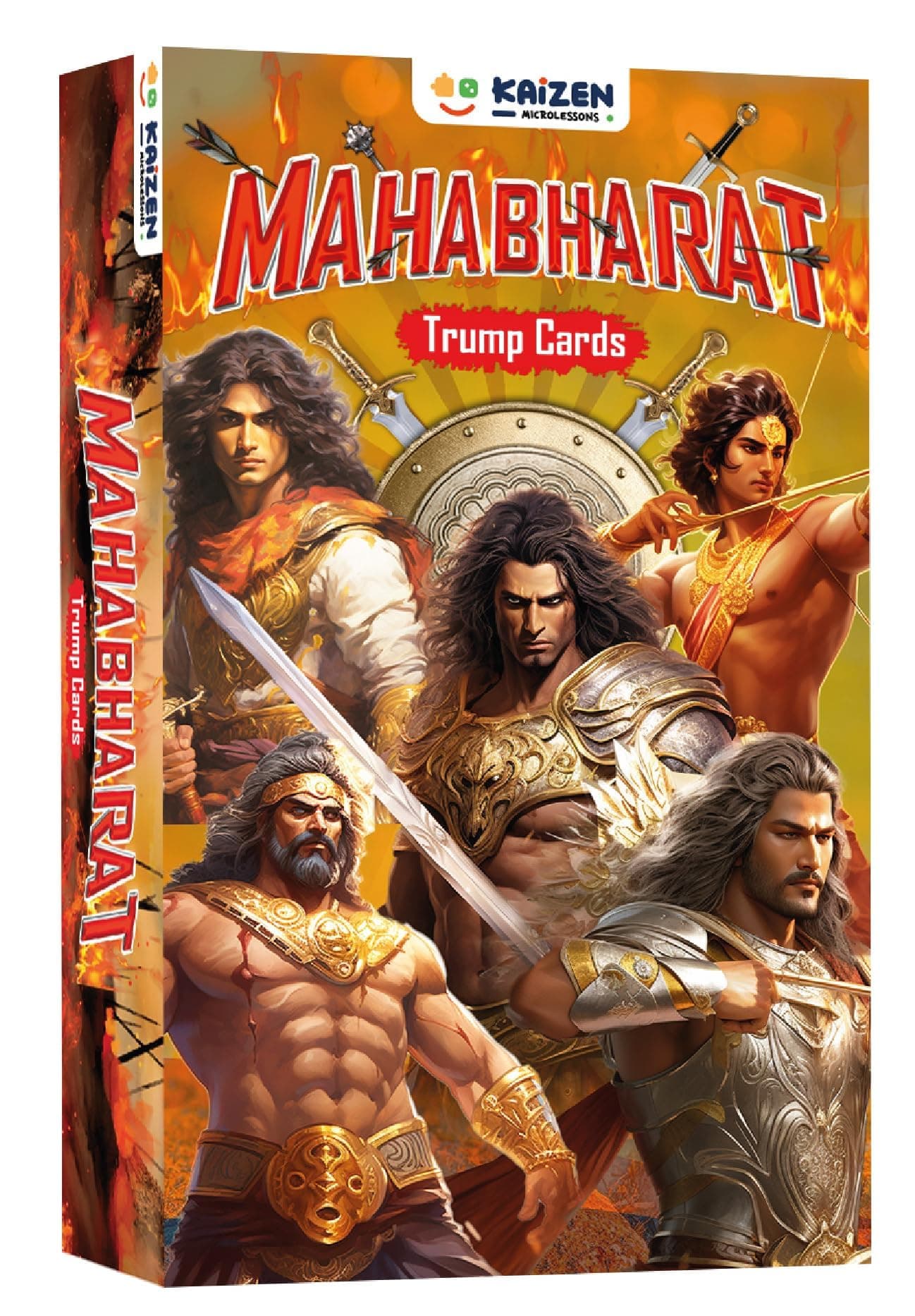 Mahabharat Trump Card Game for All Ages. Learn Indian Culture and Heritage While Playing