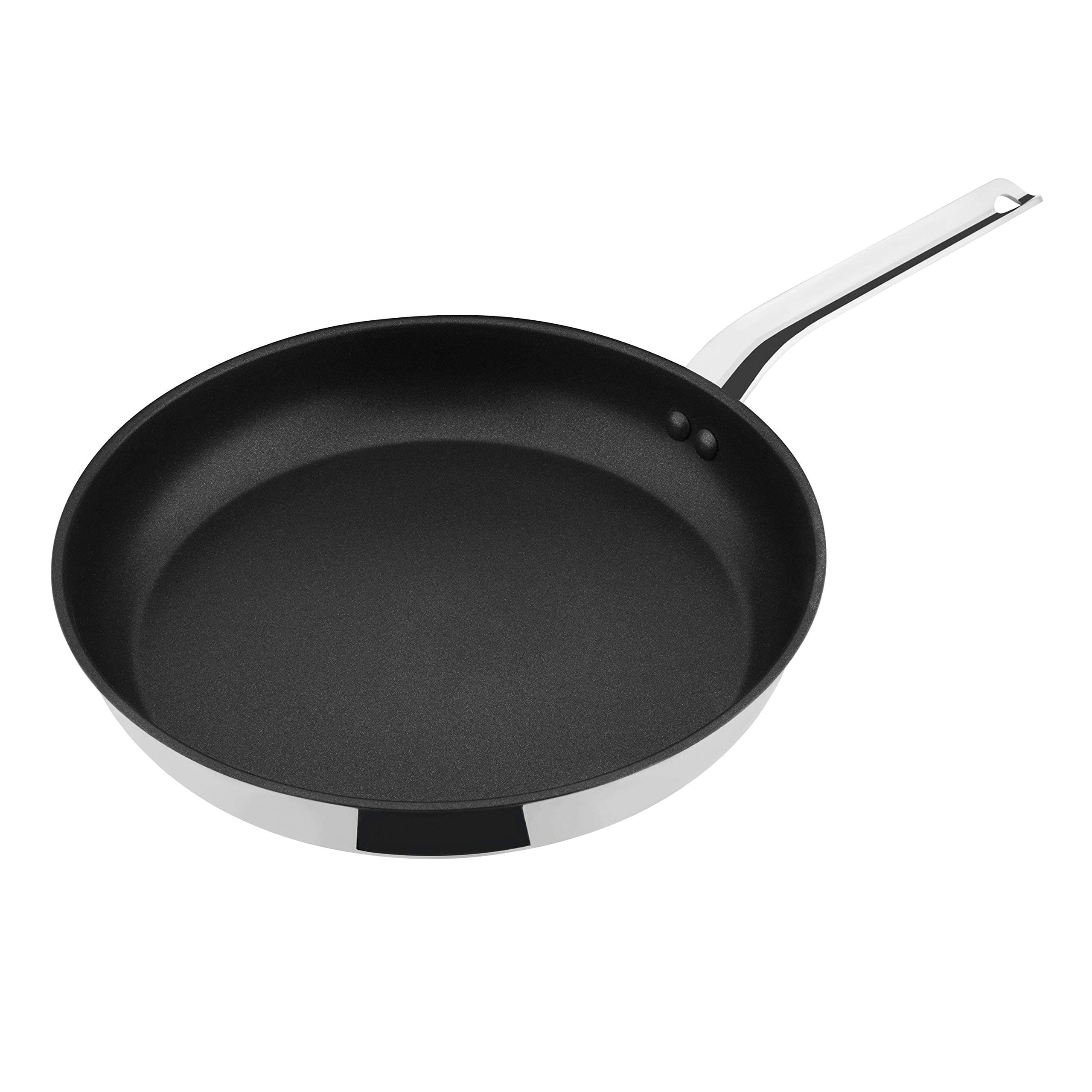 Thomas P503704 Nesting Non-Stick Frying Pan, Dishwasher Safe, 26 cm, Stainless Steel, Induction Suitable,Ideal for Eggs, Bacon, Pancakes & More