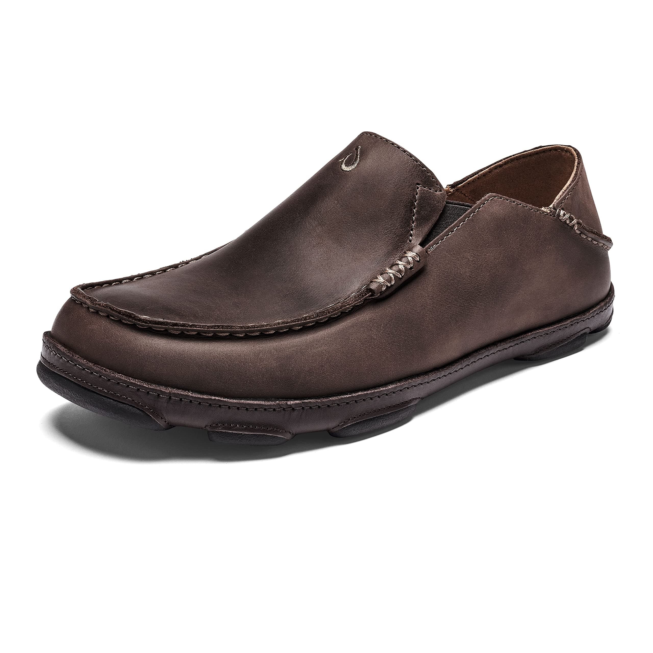 Moloa Men's Premium Leather Shoes, Easy Slip On & Off Design, Casual & Versatile Loafer, Drop-in Heel & Enhanced Traction