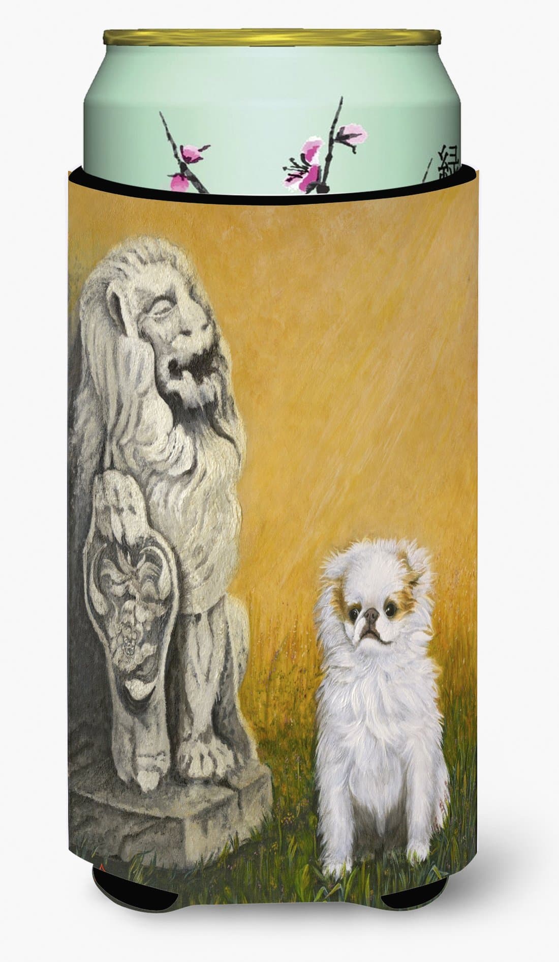 Japanese Chin Omar Tall Boy Beverage Insulator Hugger MH1032TBC