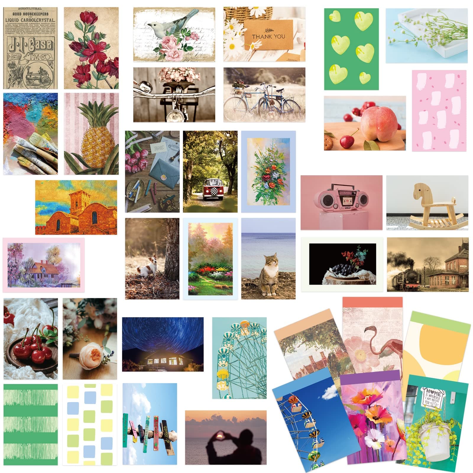 Washi Stickers for Journaling Aesthetic Stickers for Scrapbooking Diary Journal Craft Classroom Student Supplies 300PCS