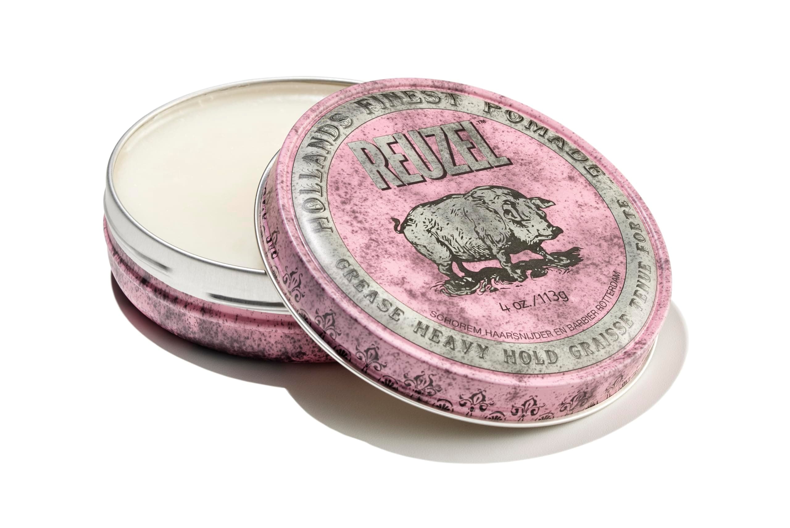 Reuzel Pink Grease Heavy Hold Pomade 4 oz/113g
