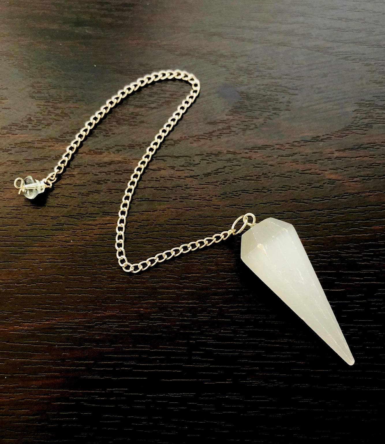 Sponsored Ad – crystalmiracle Selenite Dowser Pendulum Crystal Healing Reiki Feng Shui Gift Psychic Energy Handcrafted Wellness