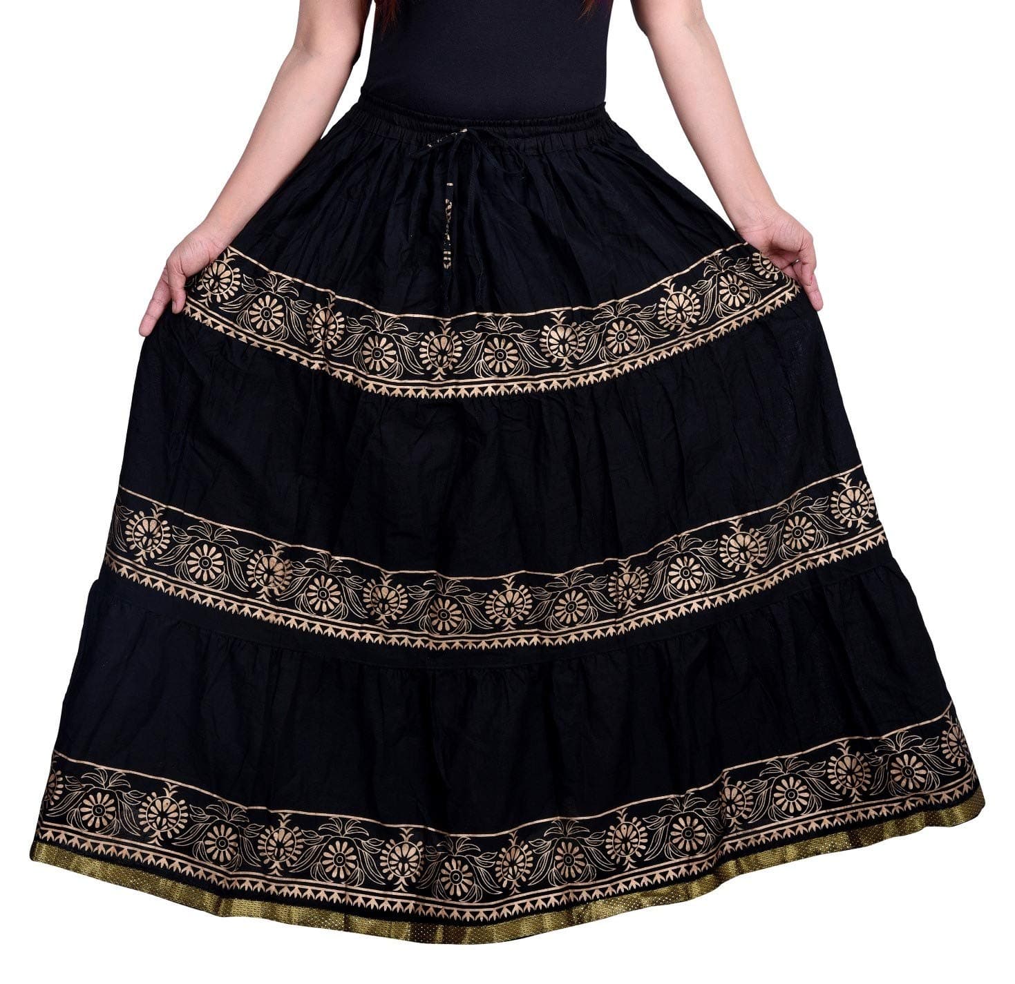 Rajasthani Ethnic Skirt Women Maxi Skirt