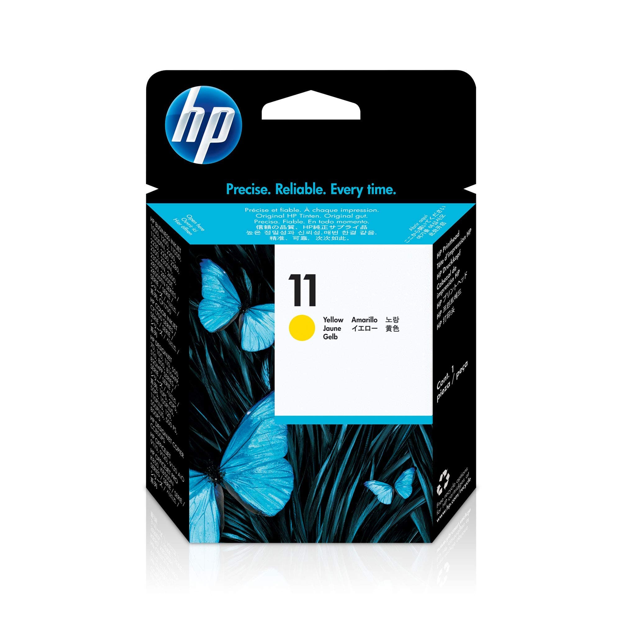 HP 11 | Ink Printhead | Yellow | C4813A, 0.9" x 5.5" x 4.2"