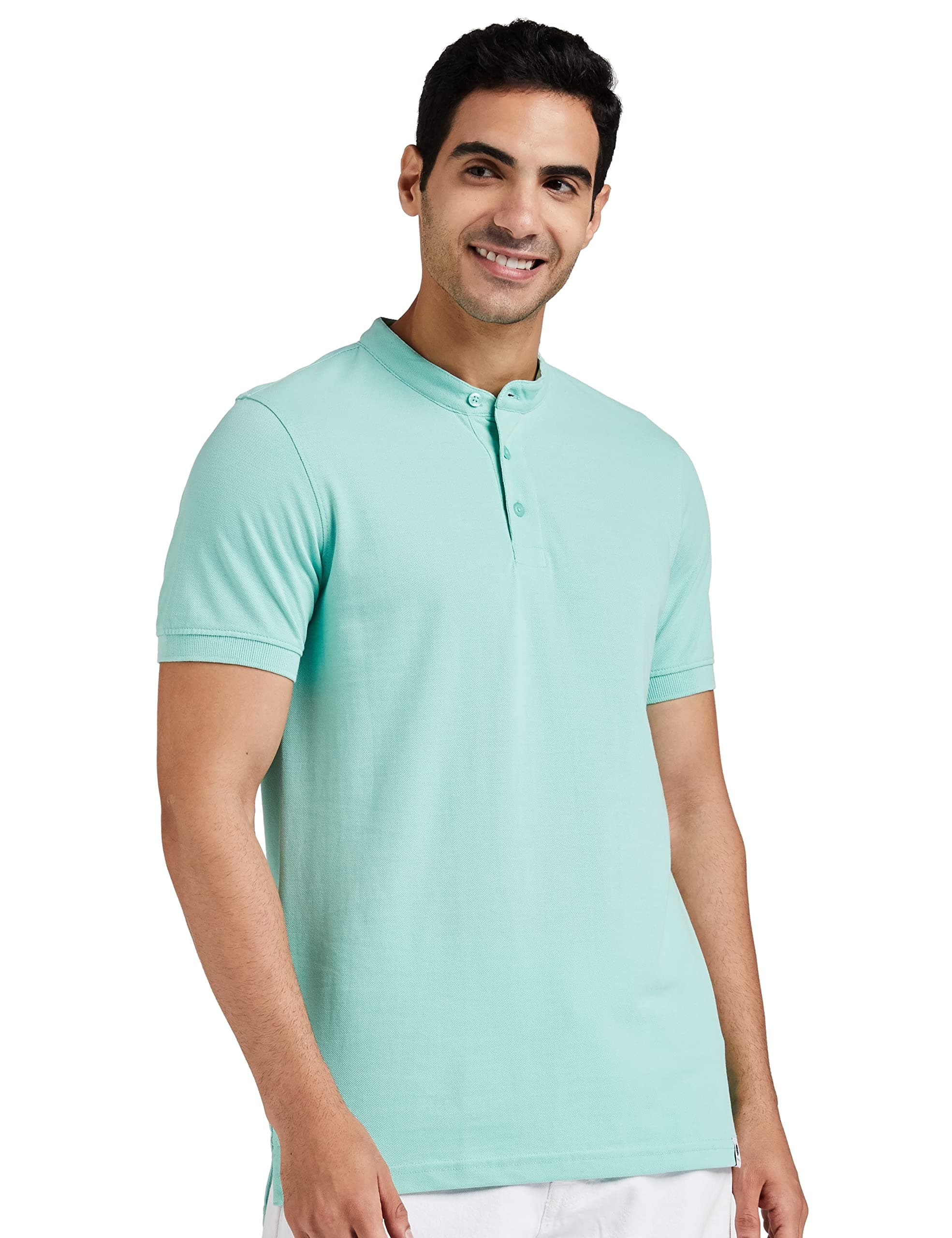 Amazon Brand - SymbolMen's Cotton Regular Fit Polo T-Shirt