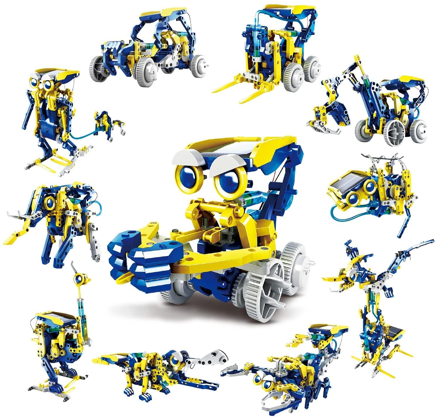 11-in-1 Solar Robot STEM Projects - Educational DIY Building Block Kits | Ideal Gifts for Kids Boys Girls Ages 8-12 Years