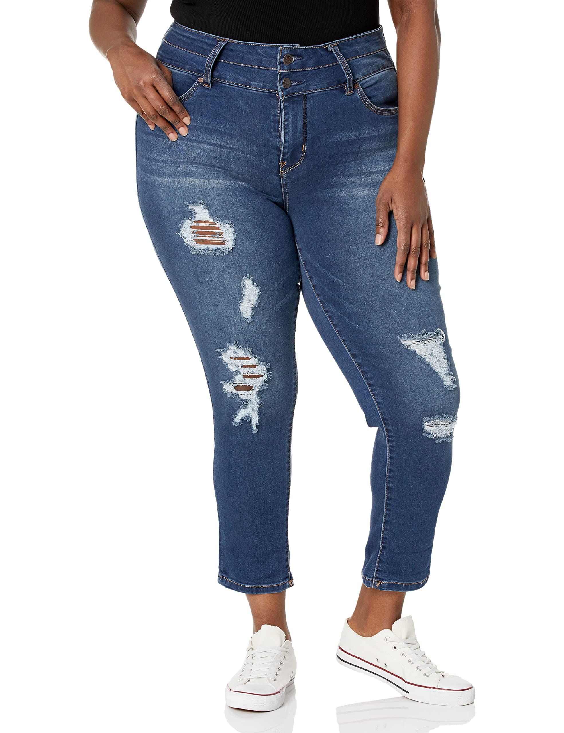 WallFlowerwomens Sassy Crop High-rise Insta Soft Juniors (Standard and Plus) Jeans (pack of 1)