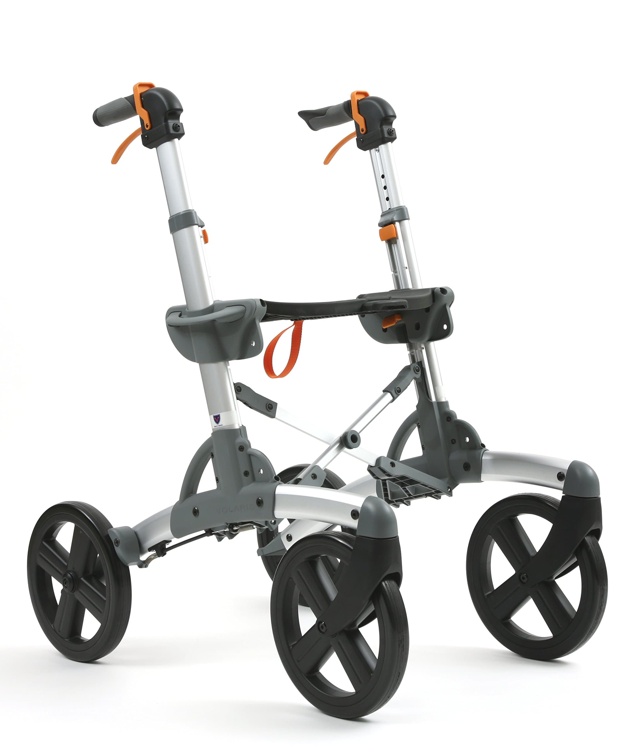 Volaris Patrol Rollator Walker [Wide Size] Premium All-Terrain Four Wheeled Walker with Seat - Lightweight Folding for Easy Storage & Travel