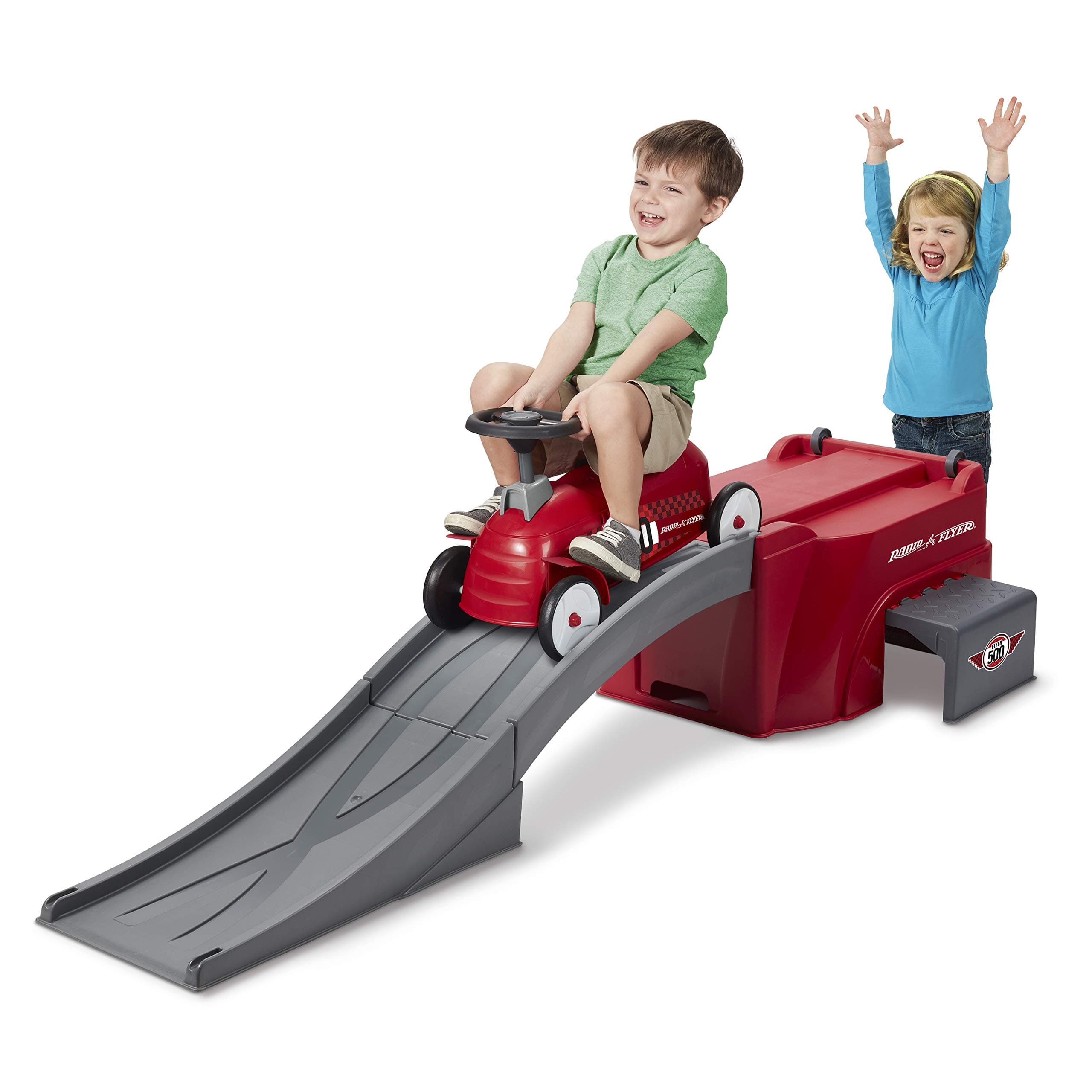 Radio Flyer 500 Ride-On with Ramp, Red