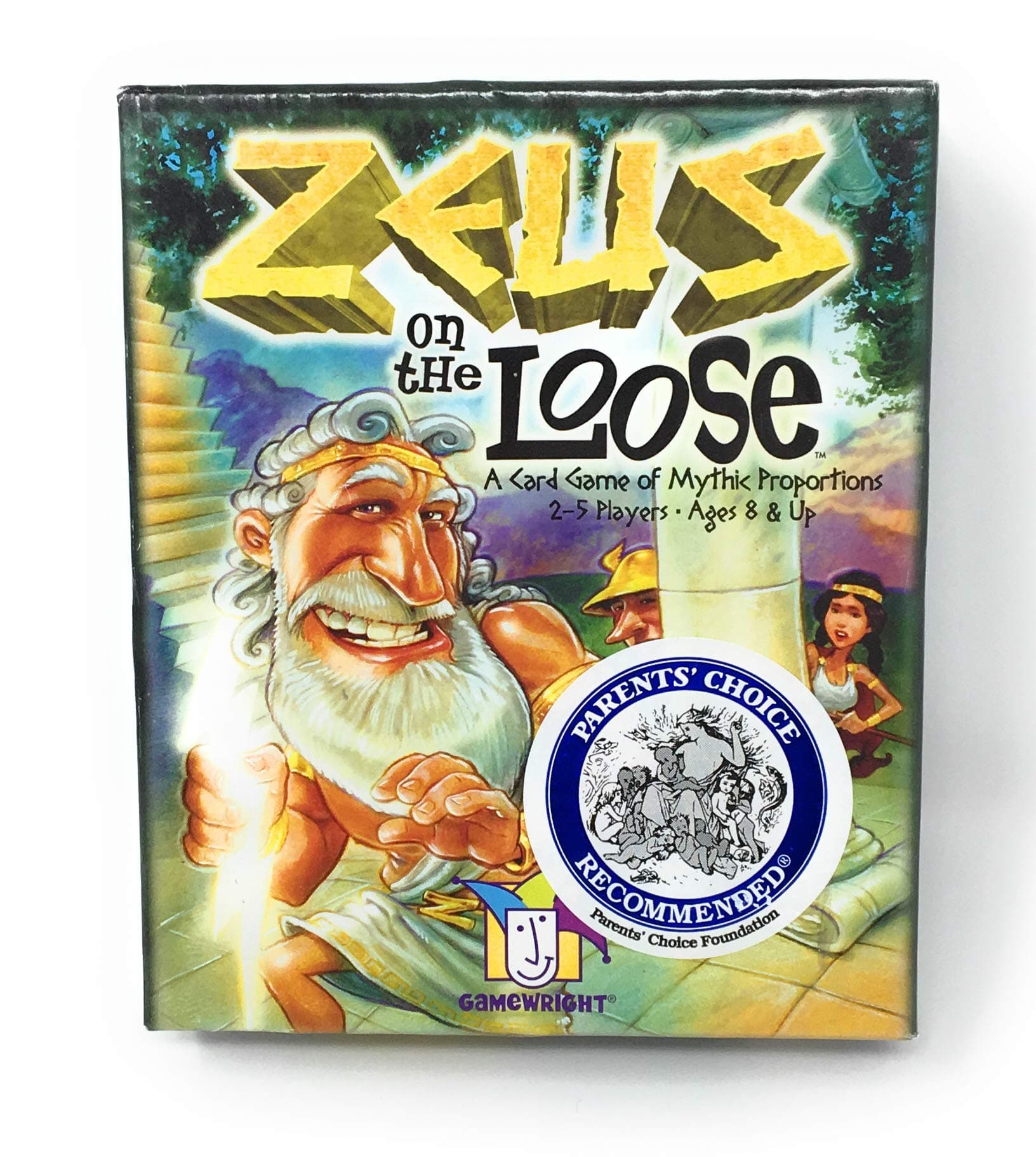 Gamewright - Zeus on the Loose – A Card Game of Mythic Proportions
