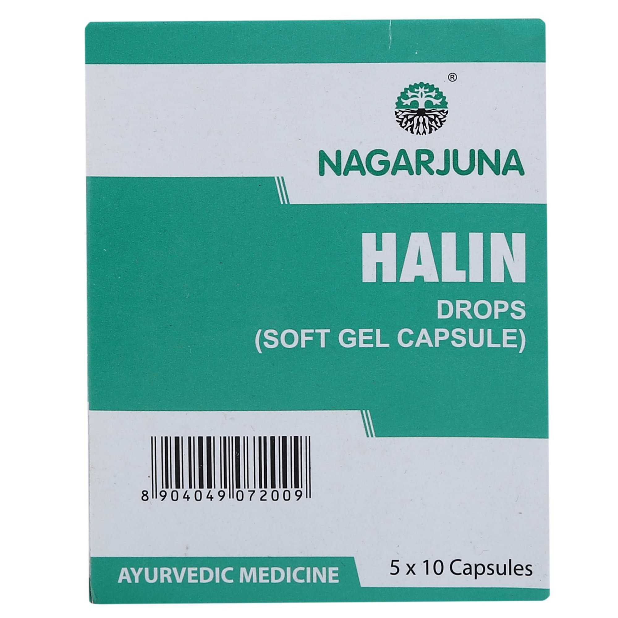 NAGARJUNA Halin Drops with Free Pachak Methi, Multi, Standard, 50 Count