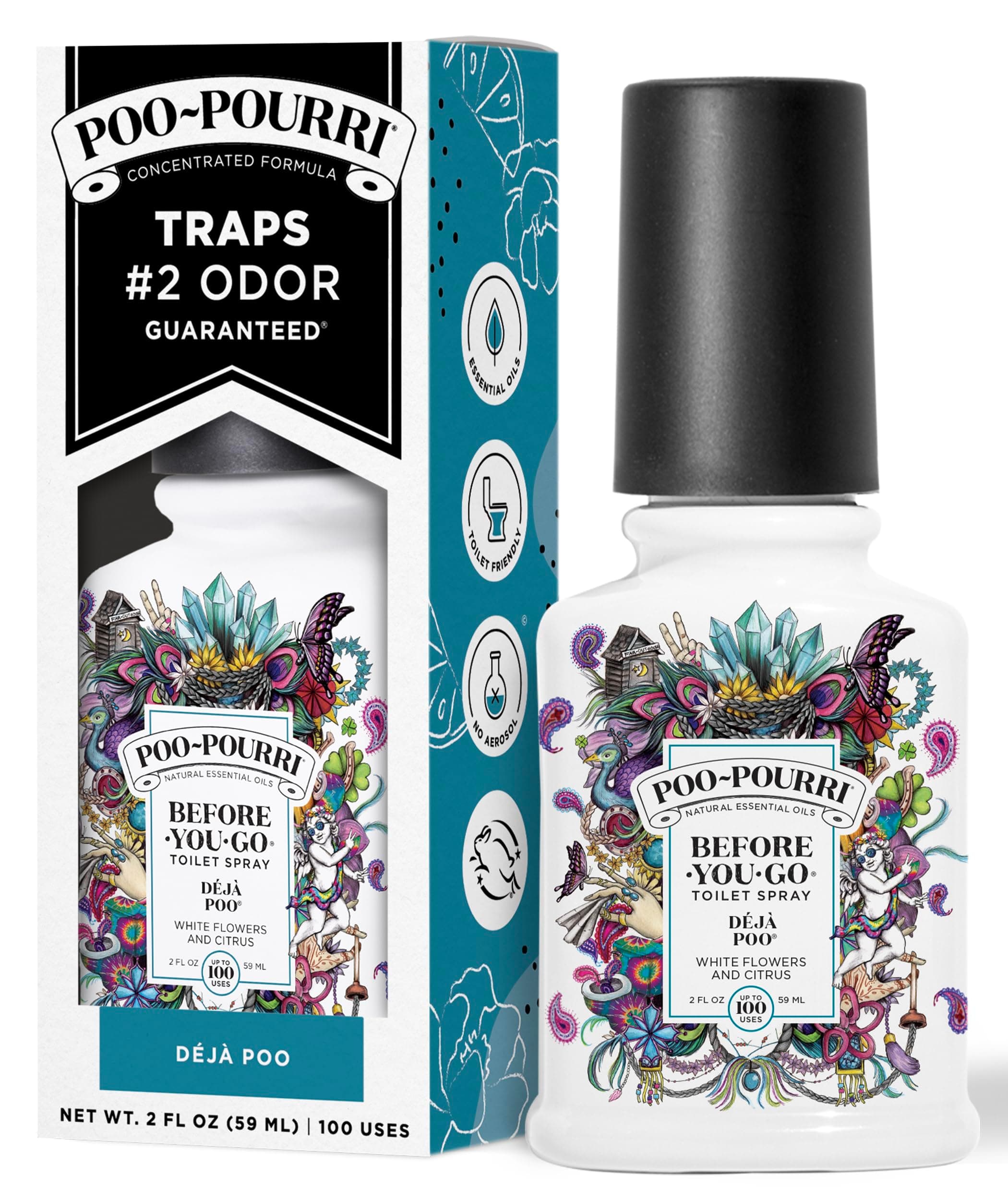 Poo-Pourri - Deja Poo Before-You-Go Toilet Spray White Flowers And Citrus 2 160582
