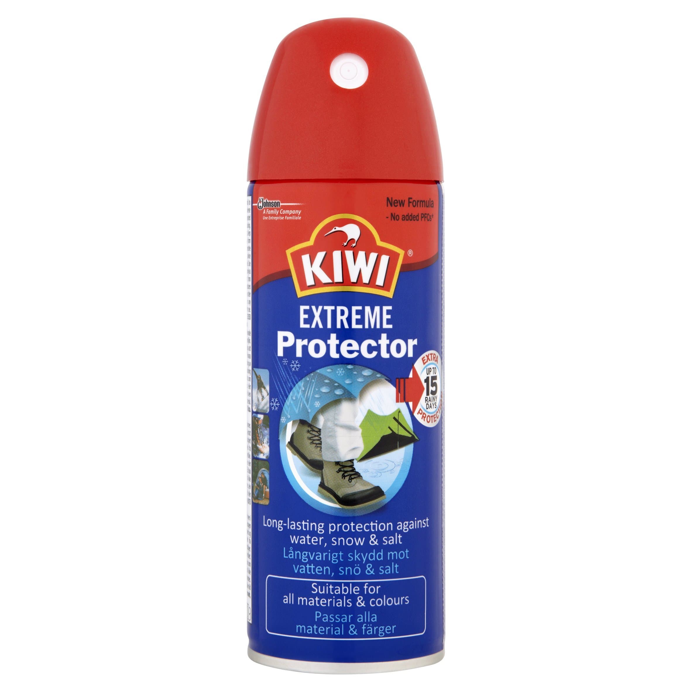 Kiwi Shoe Protector Spray, Waterproof Spray to Protect Shoes from Water, Snow & Salt, 200 ml, Pack of 3