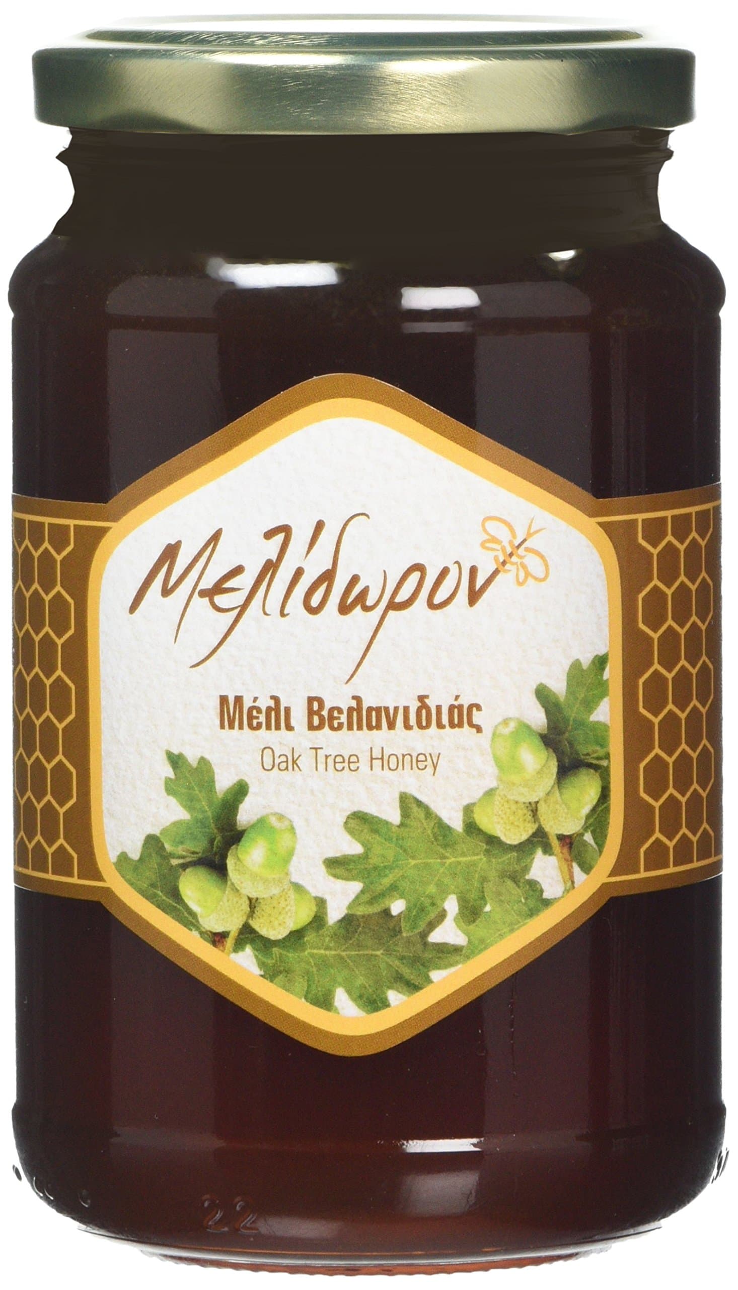 Melidoron Raw Greek Oak Tree Honey, 450 g - UNHEATED, NEW HARVEST