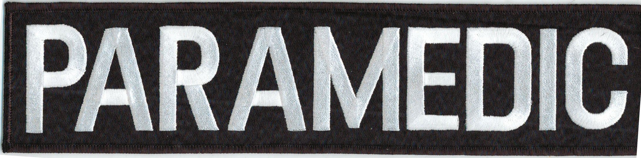 Paramedic Chest Patch -Black