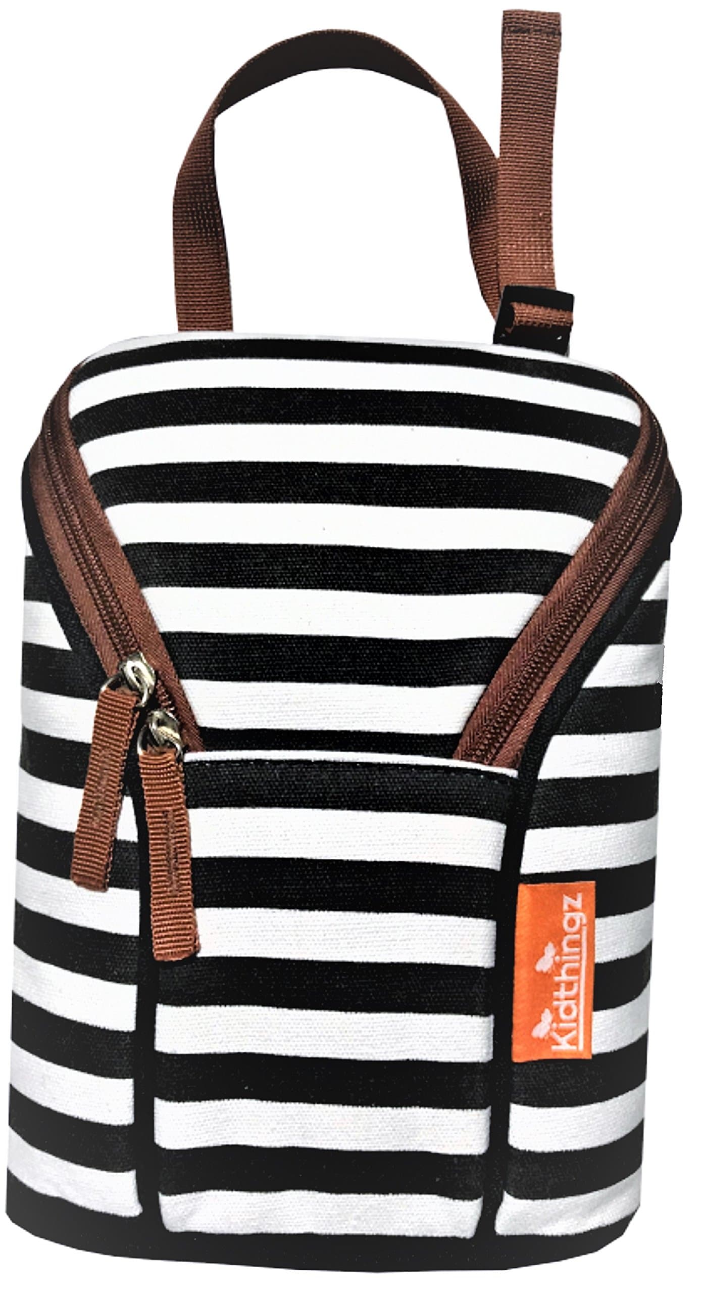 Double Bottle Bag Insulated- Easy to Take Anywhere Color Fast Treated, Looks Great for Baby Formula, Breast Milk, Sports Drink - Water Bottle Holder