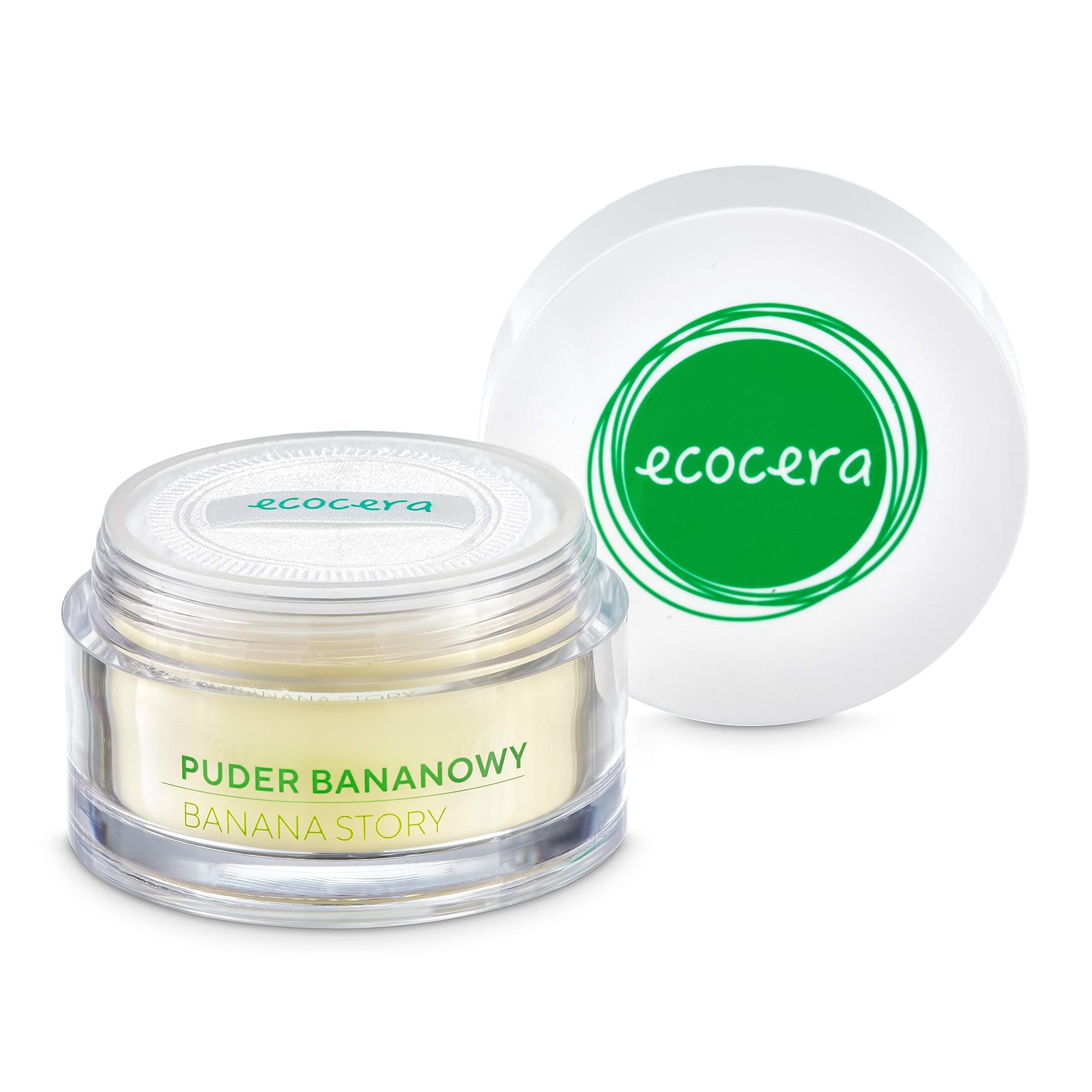 ECOCERA Banana Loose Powder Perfect For Dry And Sensitive Skin Hypoallergenic Delicate Transparent Light 8g