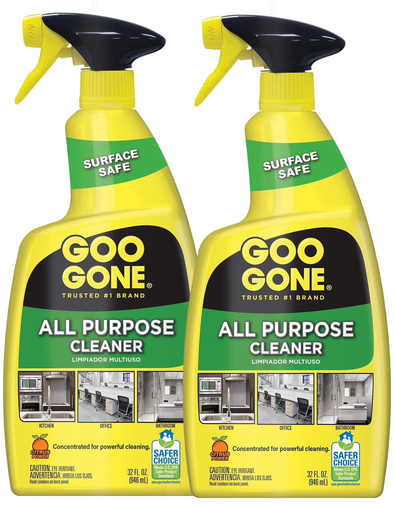 All-Purpose Cleaner - Removes Dirt, Grease, Grime and More - 32 Ounce - [2 Pack]
