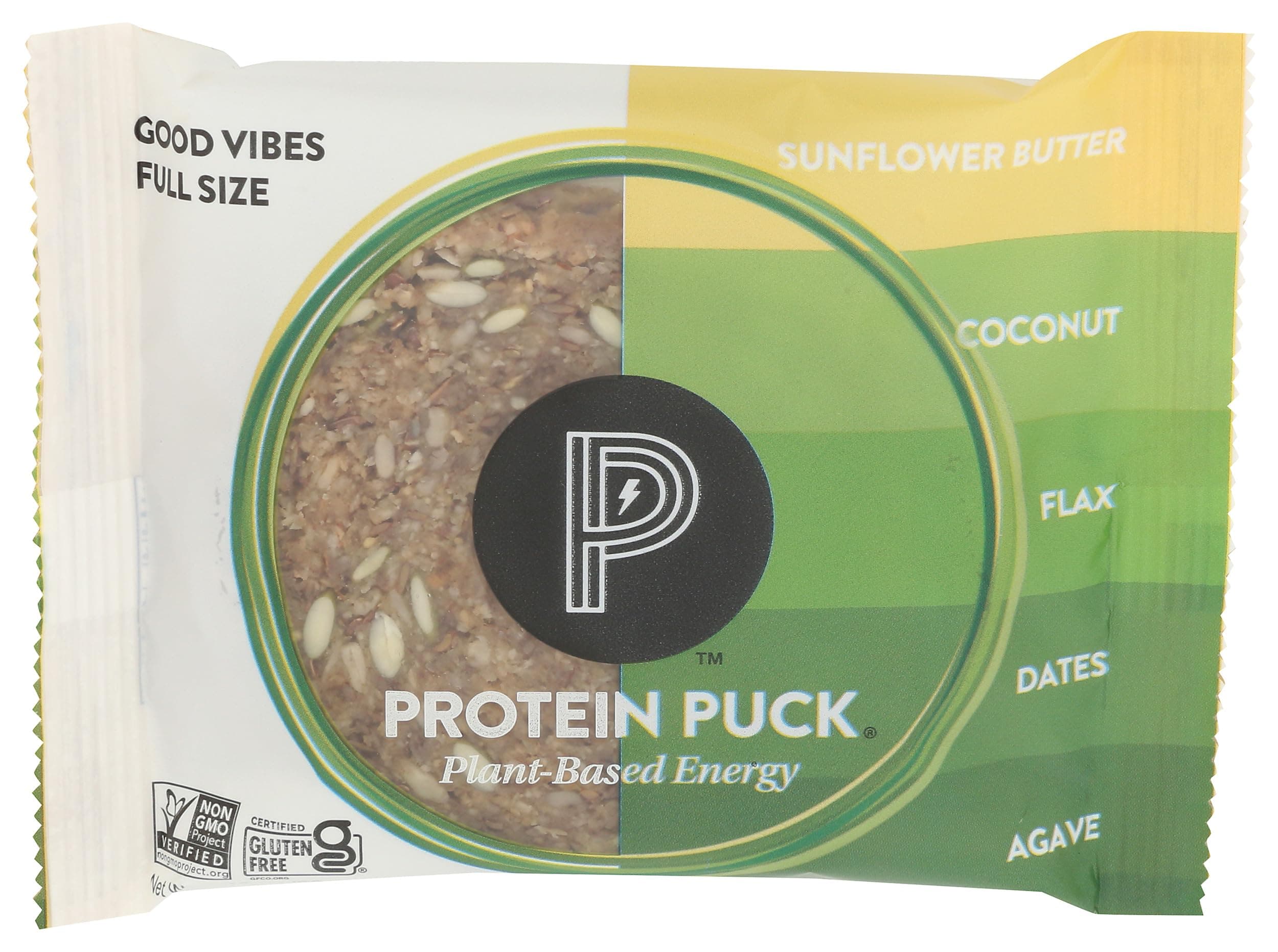 Protein Puck Bar Good Vibes Sunflower 3.25 OZ