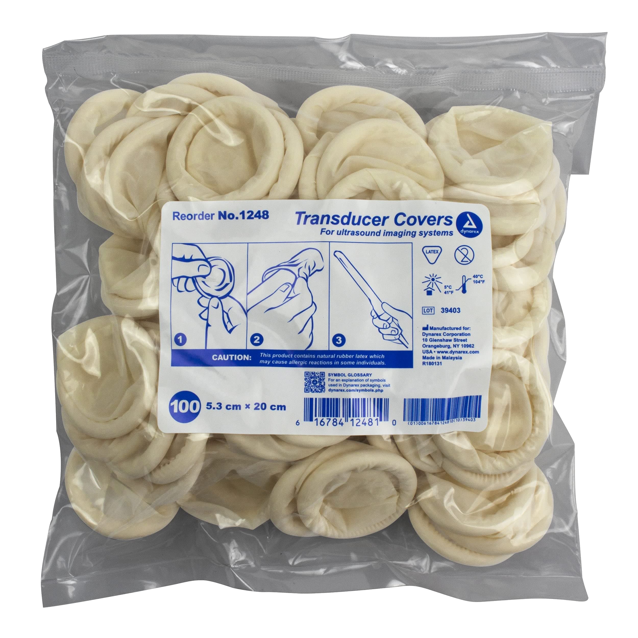 Ultrasound Transducer Probe Covers - Box of 100