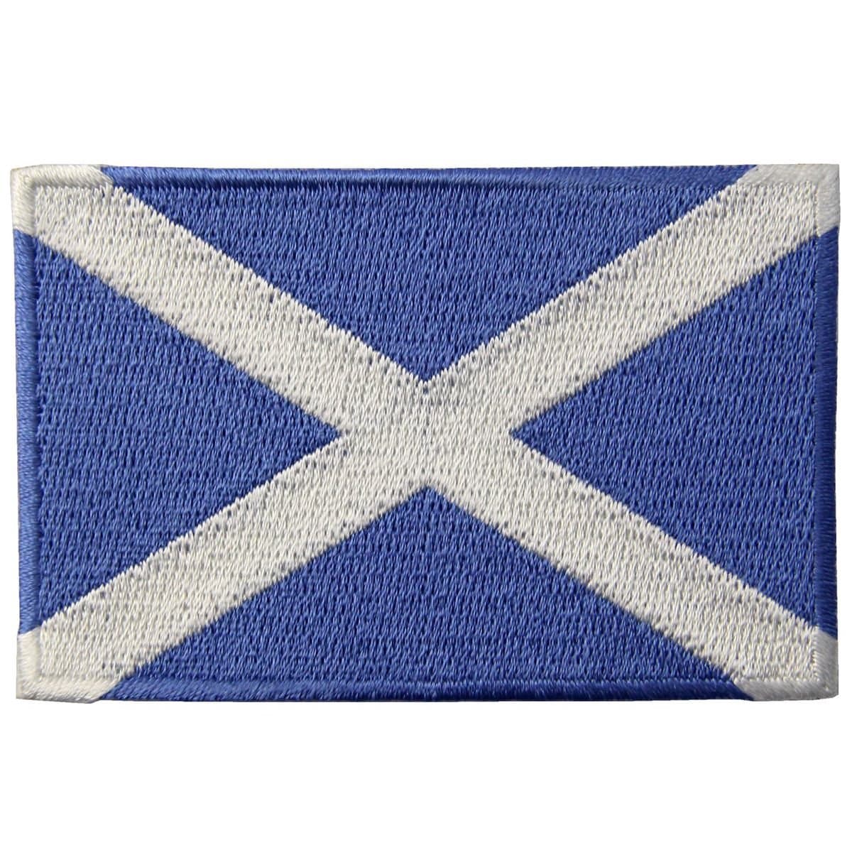 EmbTao Scotland Flag Scottish National Emblem Embroidered Iron On Sew On Patch