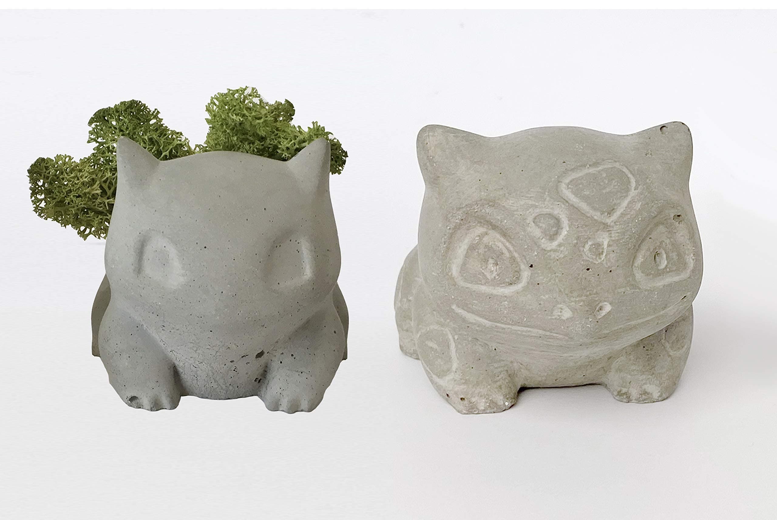 Concrete Bulbasaur Planter Sculpture Candle Holder Toys