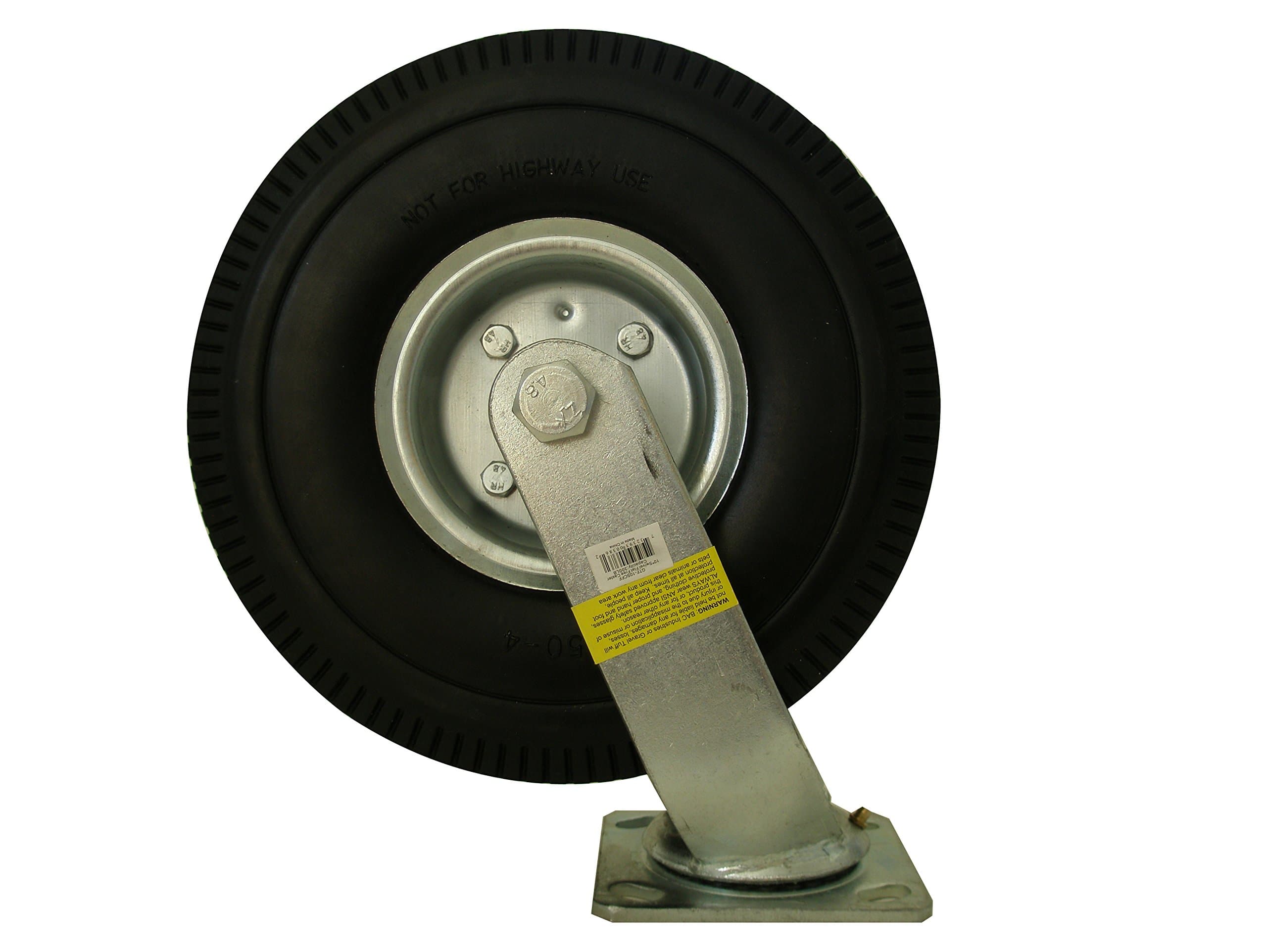 Gravel Tuff GTF-10SCFF 10" Swivel Flat Free Caster