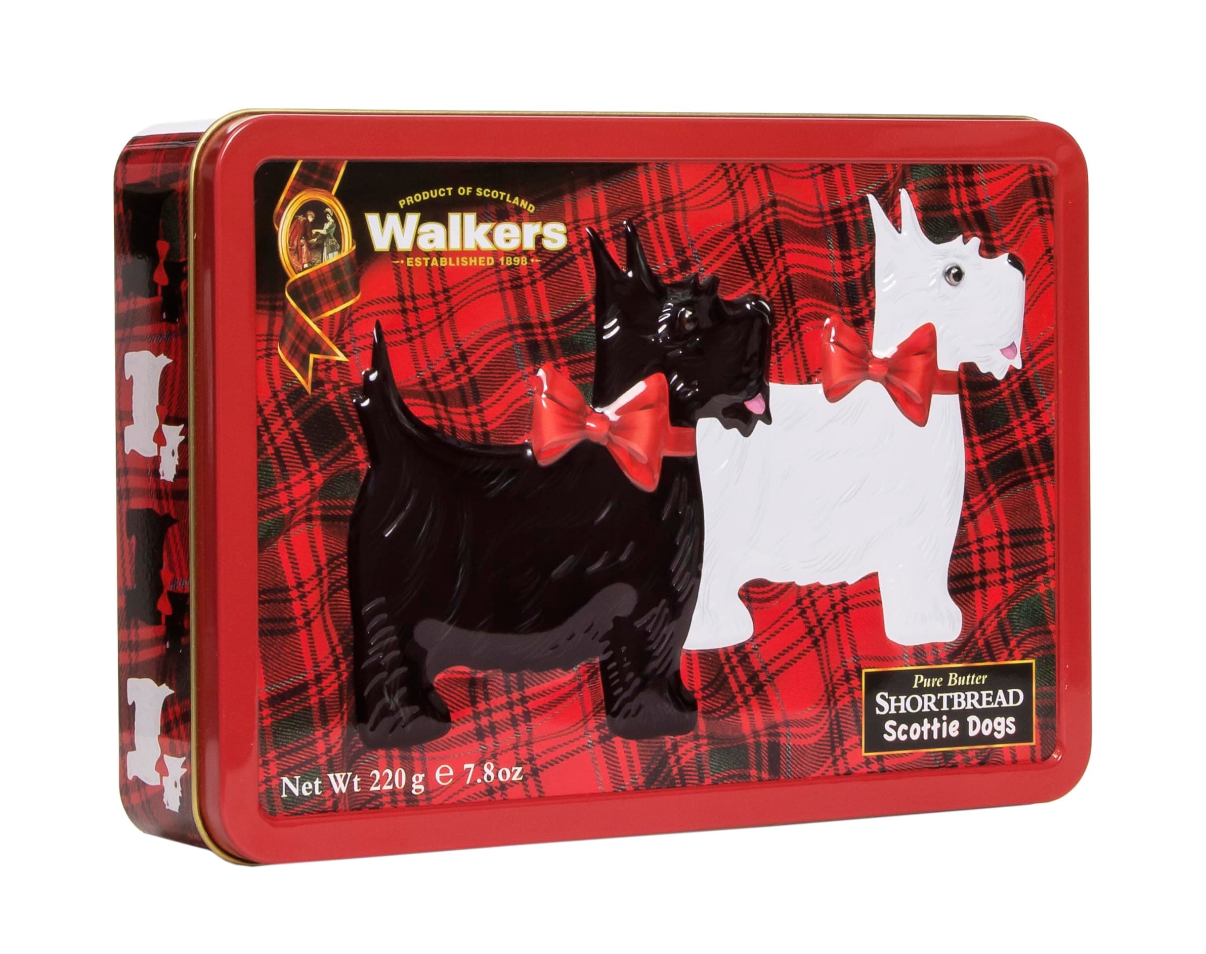 Walkers Shortbread Tin, Scottie Dog, 7.8 Ounce by Walkers