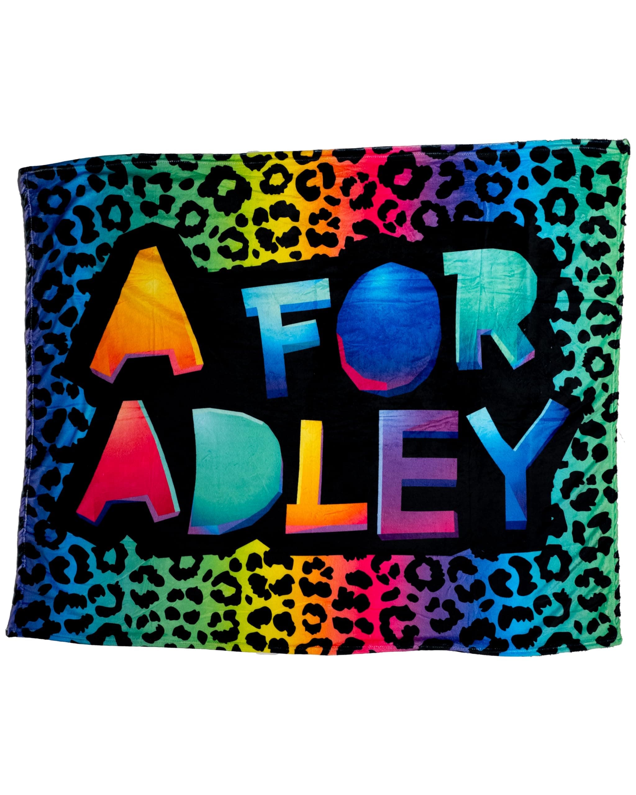 A FOR ADLEY Merch, Super Colorful and Super Big Comfy Cozy Blanket with Giant Adley Signature Logo