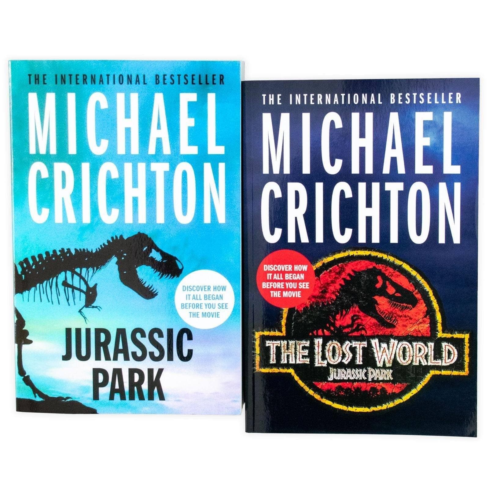 Michael Crichton Jurassic Park 2 Books Collection Pack Set RRP: £15.98 (Jurassic Park, The Lost World)