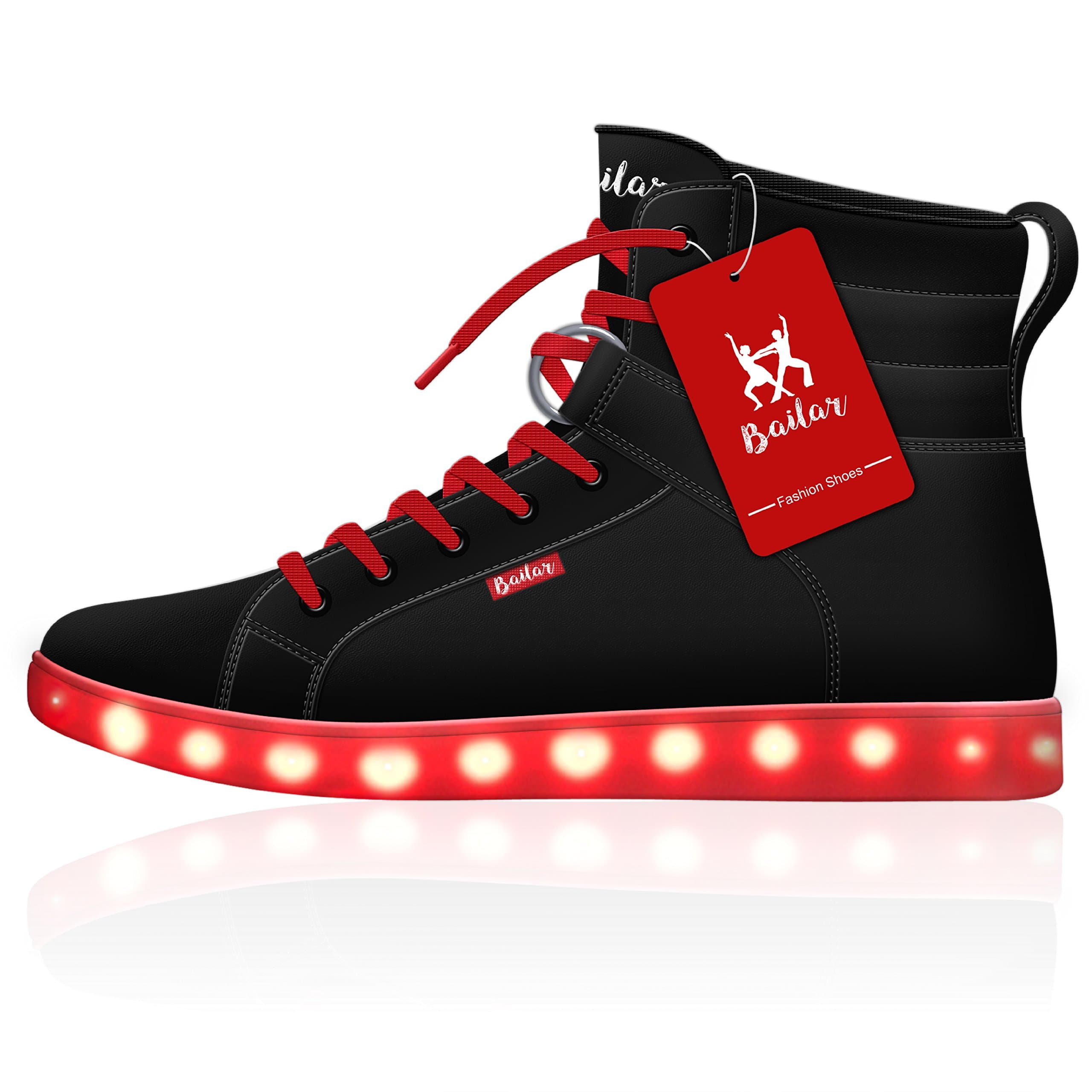 Led Shoes (7.5 B(M) US, Black)
