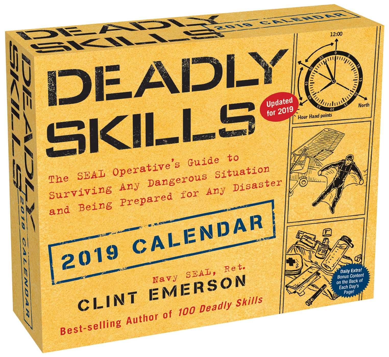 Deadly Skills 2019 Day-to-Day Calendar Calendar – Day to Day Calendar, August 21, 2018