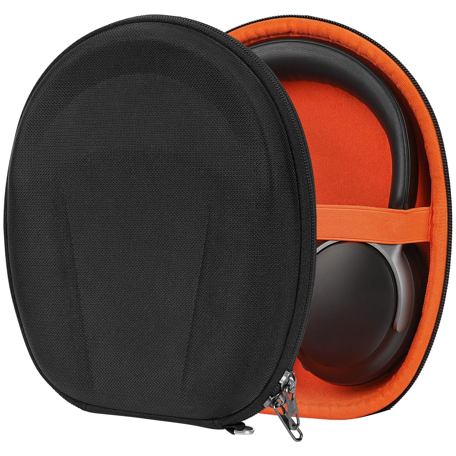 Geekria Shield Headphones Case Compatible with Bose QC Ultra II/QC45/700/QC35Gaming/QC35 II, Replacement Protective Hard Shell Travel Carrying Bag with Cable Storage (Black)