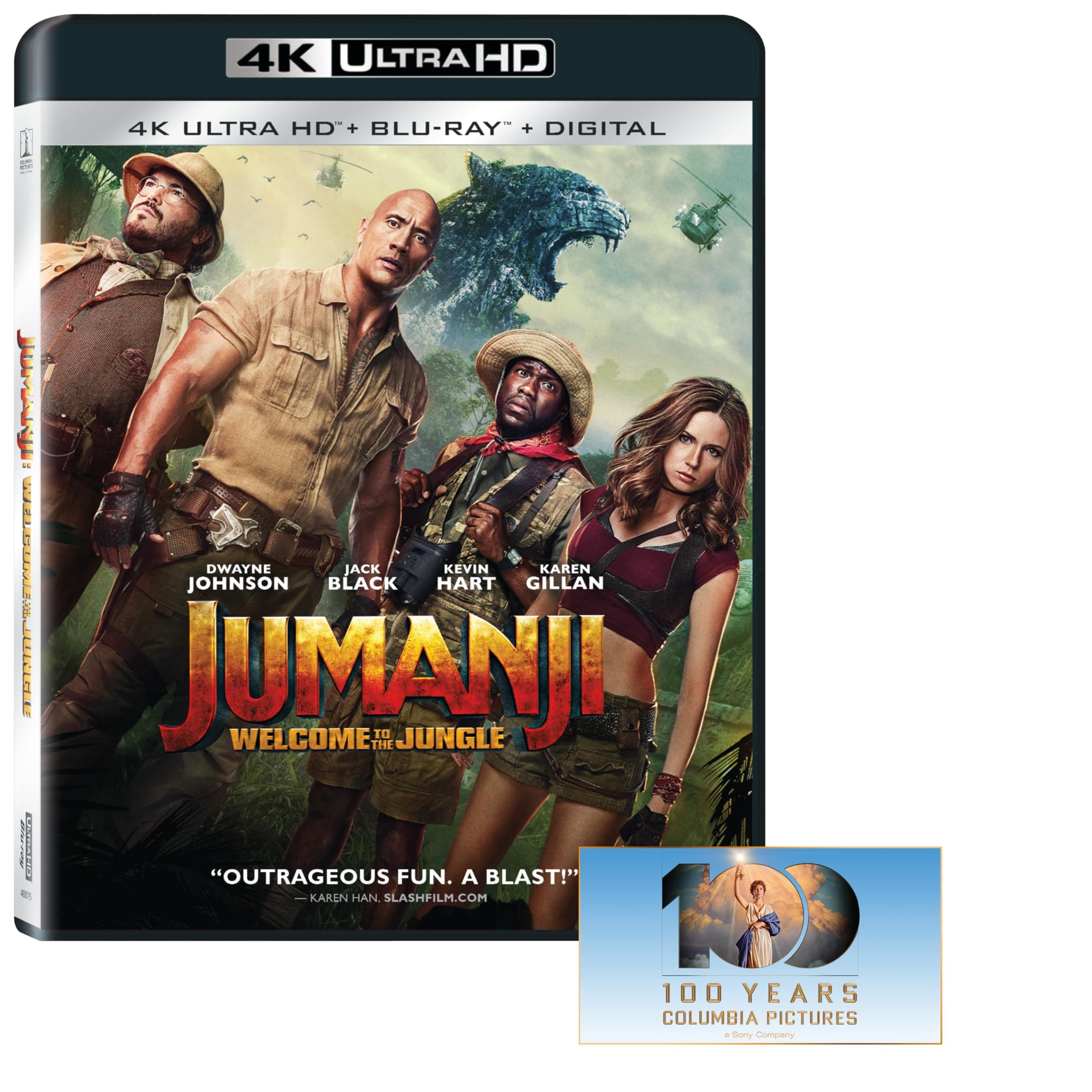 Jumanji: Welcome to the Jungle - 4K + Blu-ray + Digital